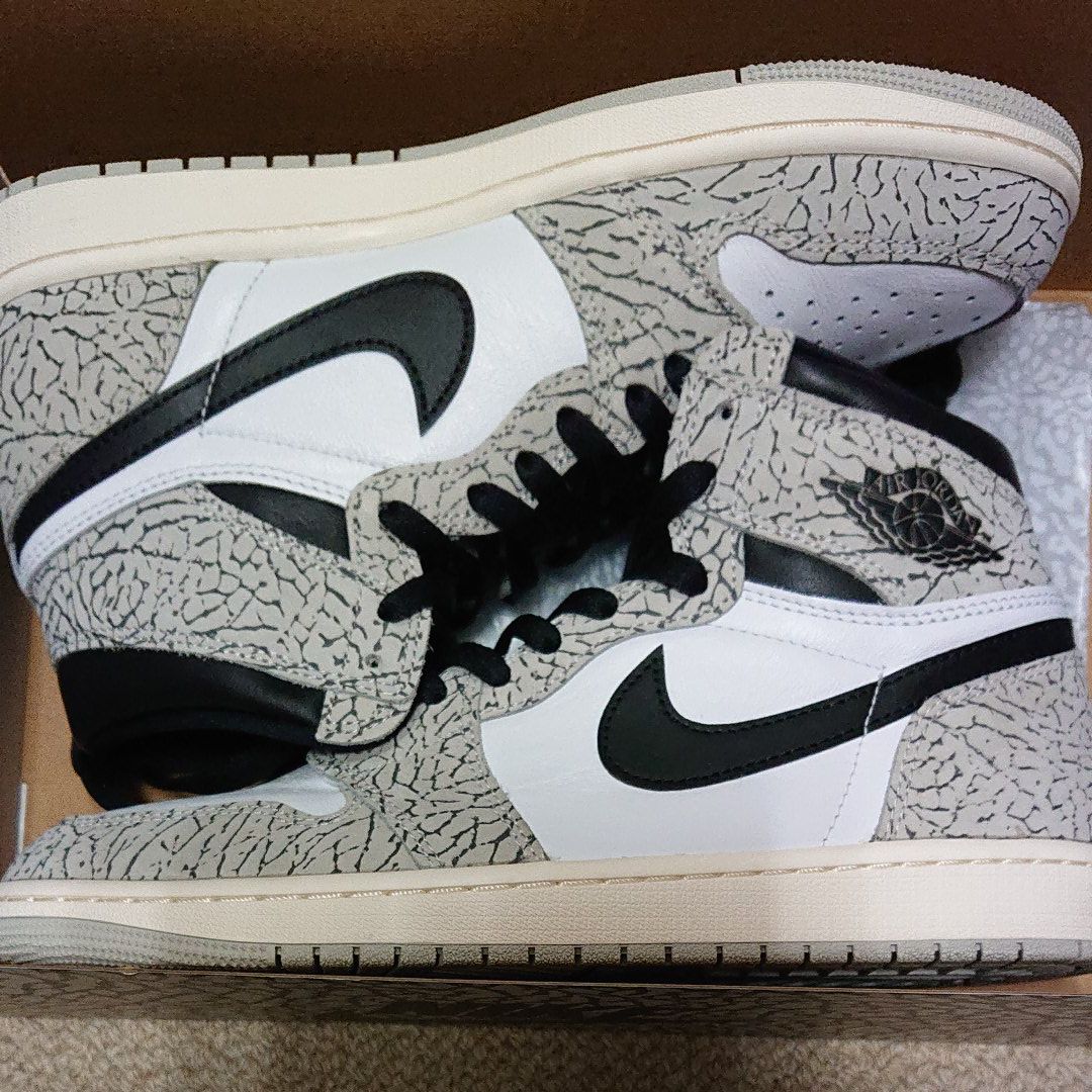 Nike Air Jordan 1 High OG "White Cement/Safari"