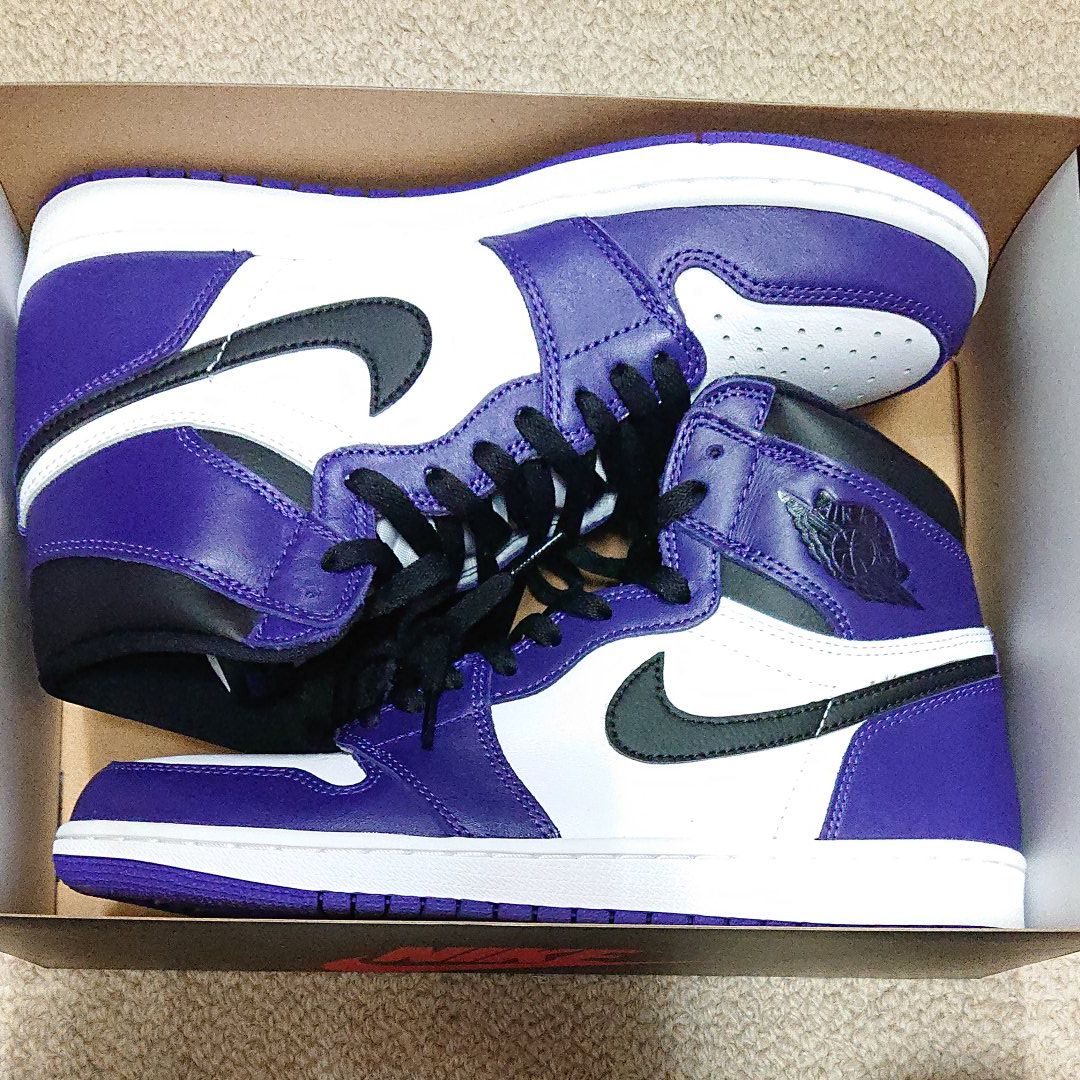 Nike Air Jordan 1 Retro High OG "Court Purple White/Black" (2020)   