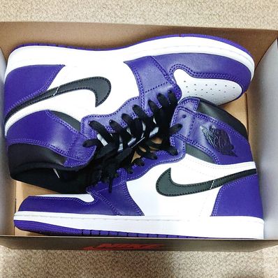 Nike Air Jordan 1 Retro High OG "Court Purple White/Black" (2020)