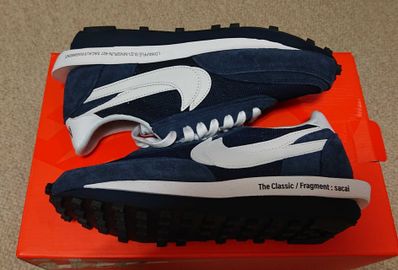 Fragment × sacai × Nike LD Waffle "Blackended Blue"