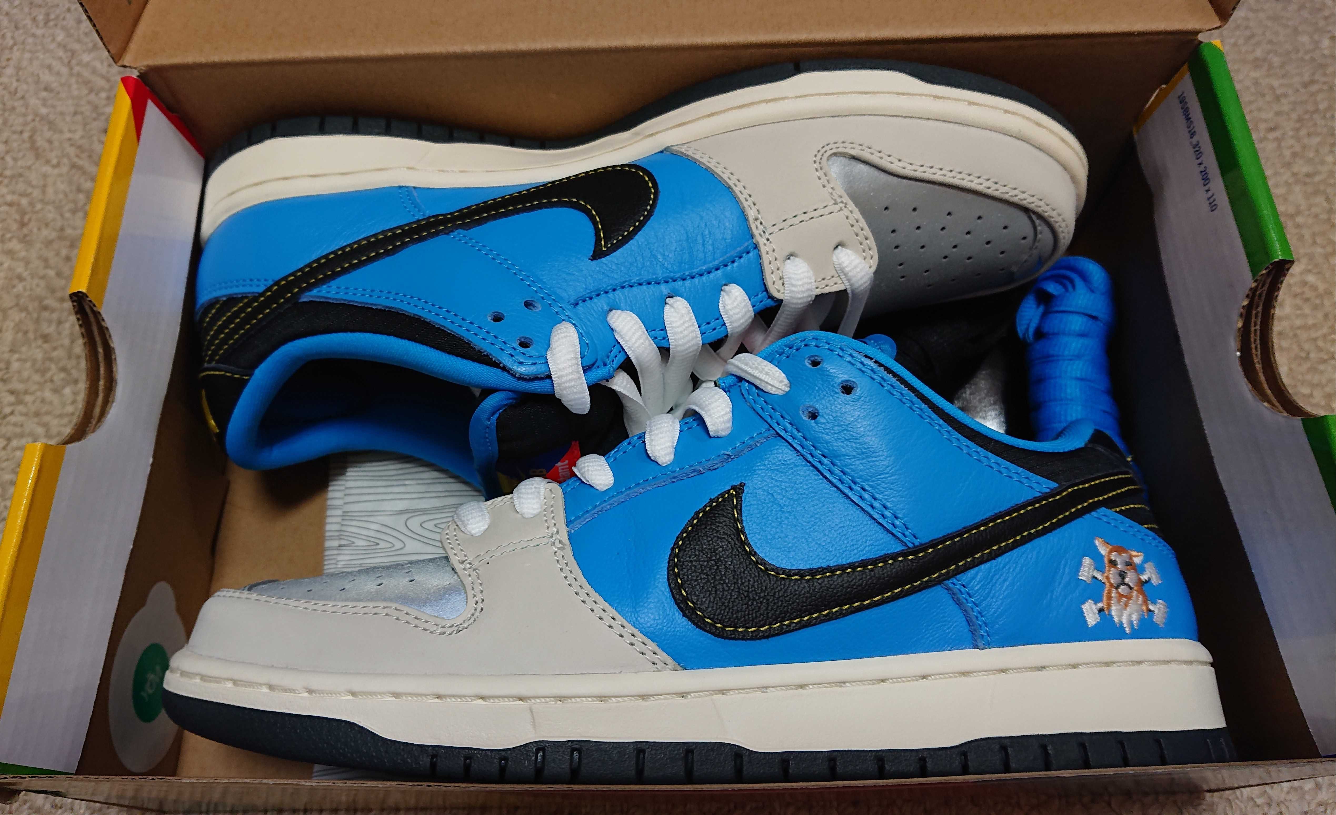 Instant Skateboards × Nike SB Dunk Low "Blue Hero"