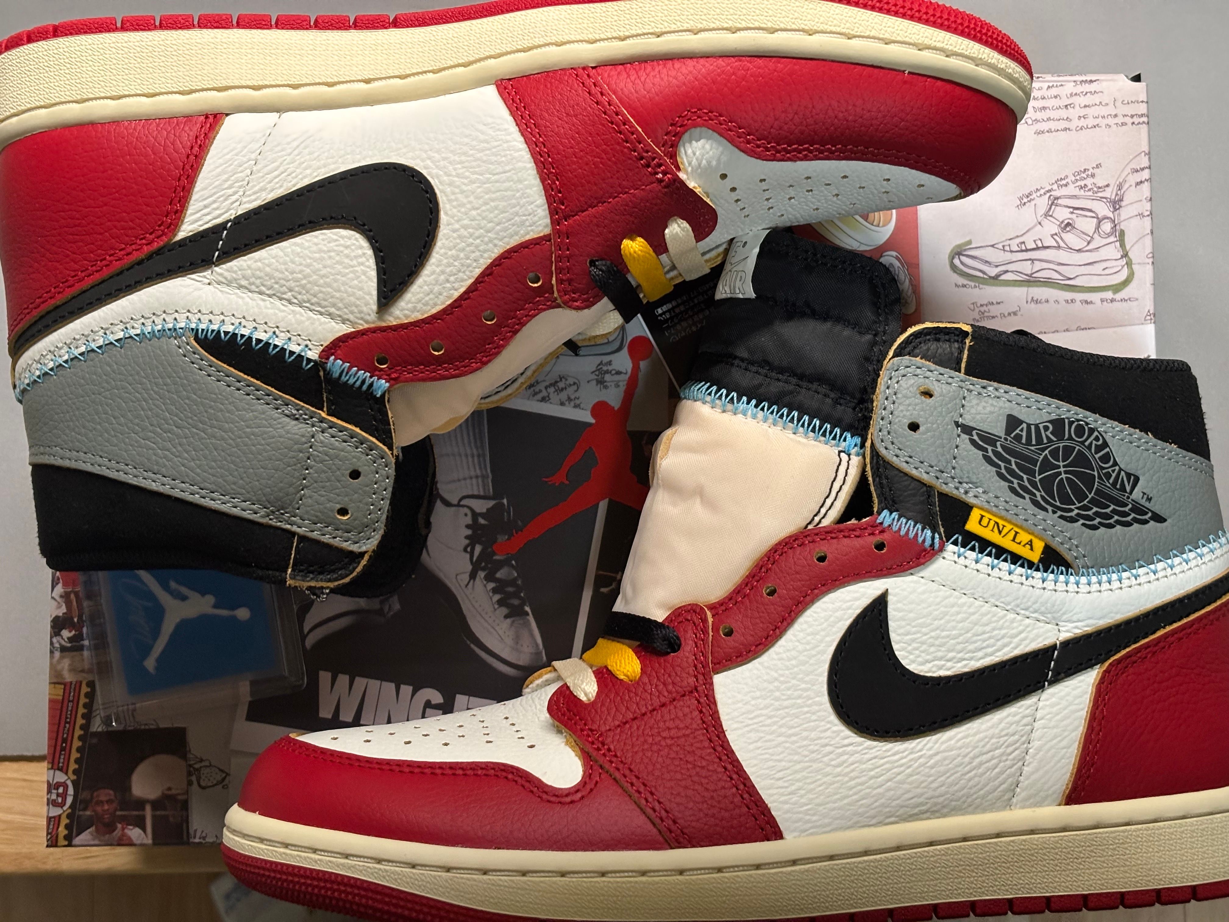 UNION × Nike Air Jordan 1 Retro High OG "Chicago/Shadow"