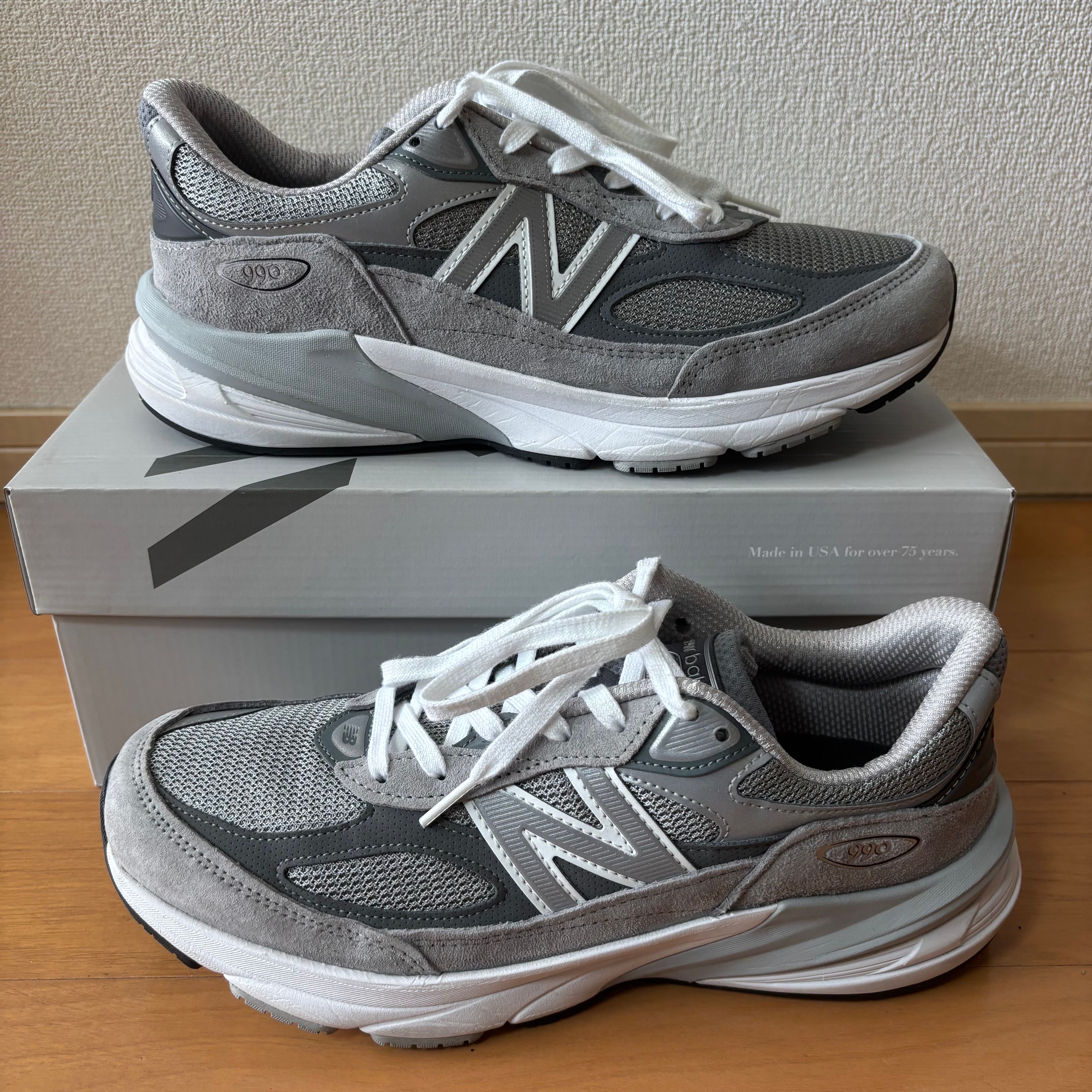 New Balance 990V6 "Gray" (Heel Logo NB)