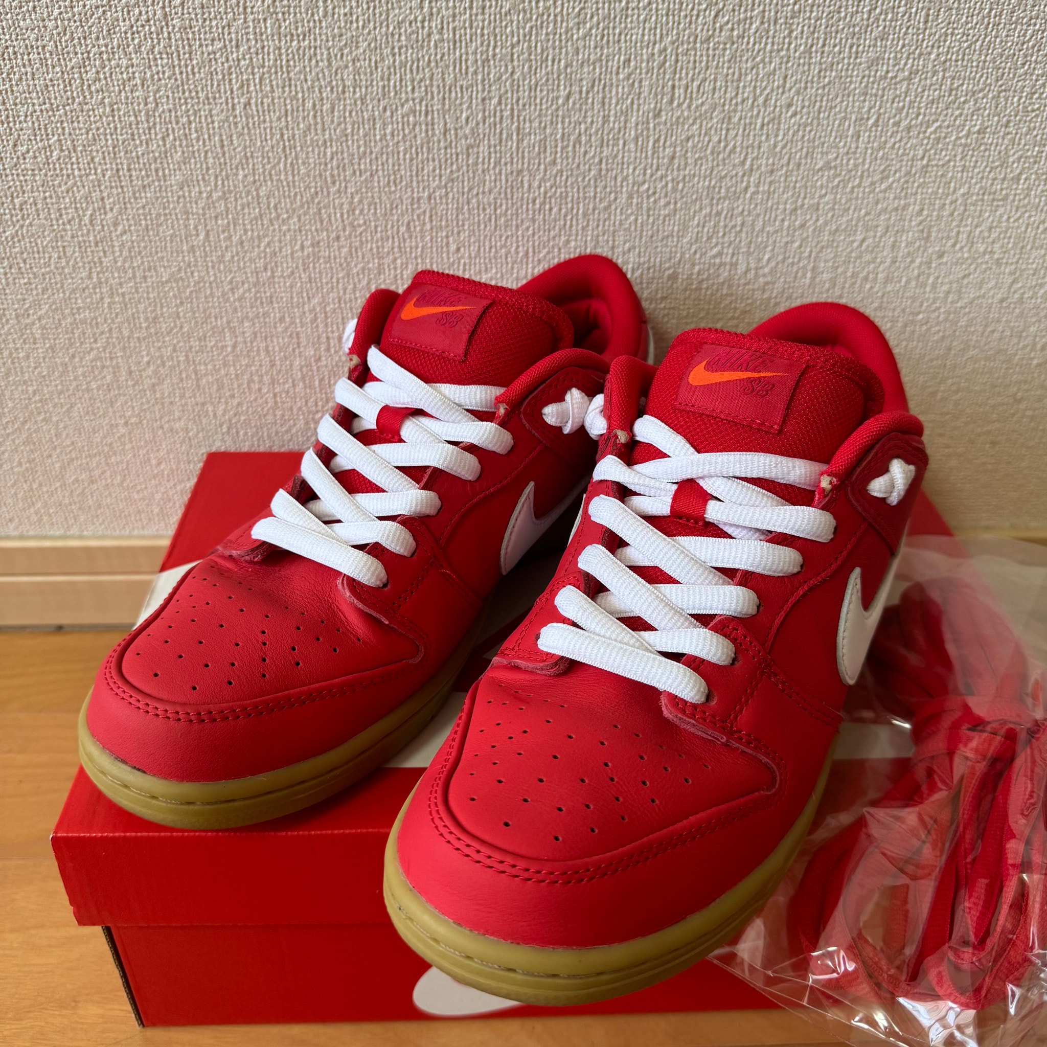 Nike SB Dunk Low Pro ISO Orange Label "University Red Gum"
