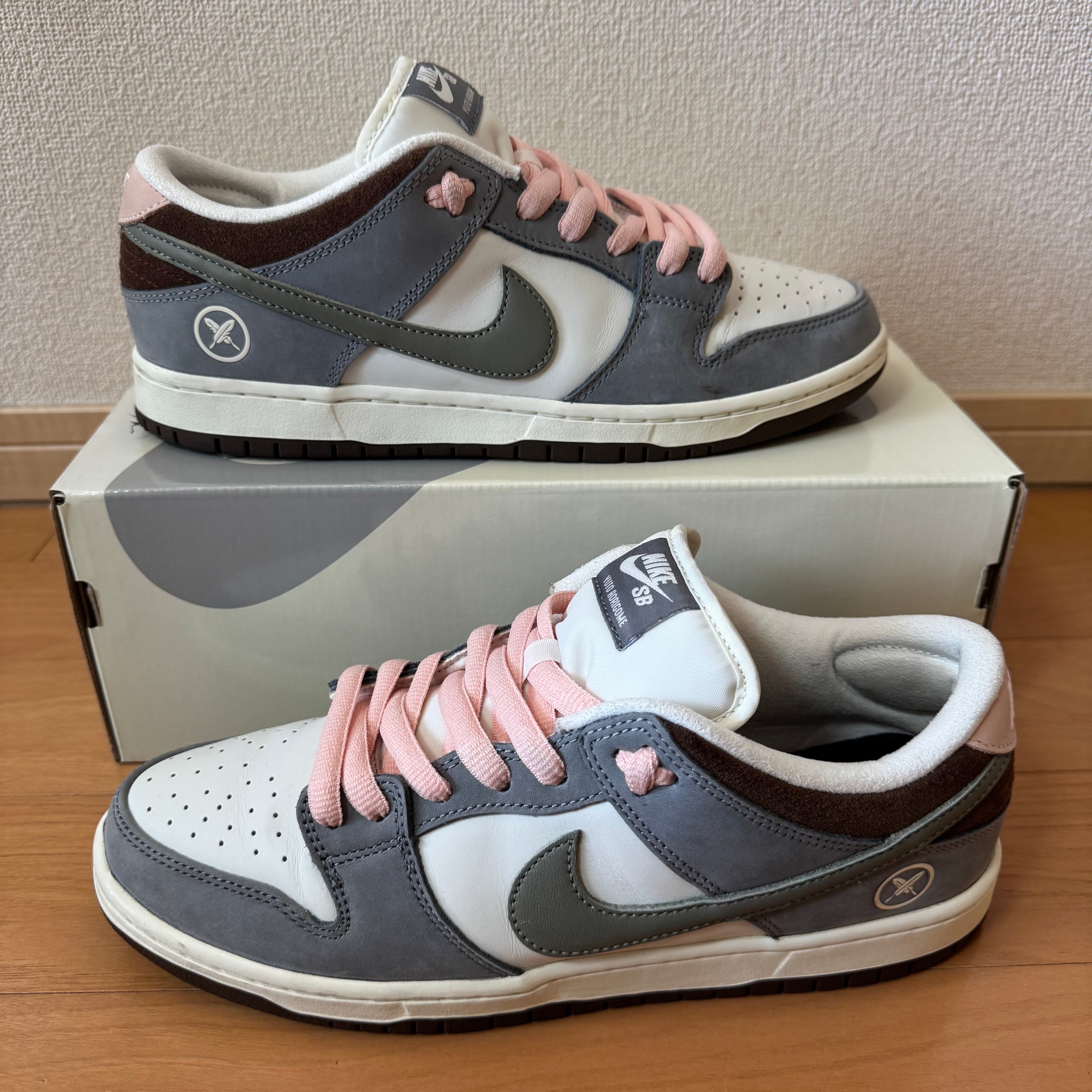 Nike SB Dunk Low グレー/ホワイト　堀米ダンク　28センチ 堀米 雄斗(ユウト ホリゴメ) × ナイキ SB ダンク ロー プロ QS