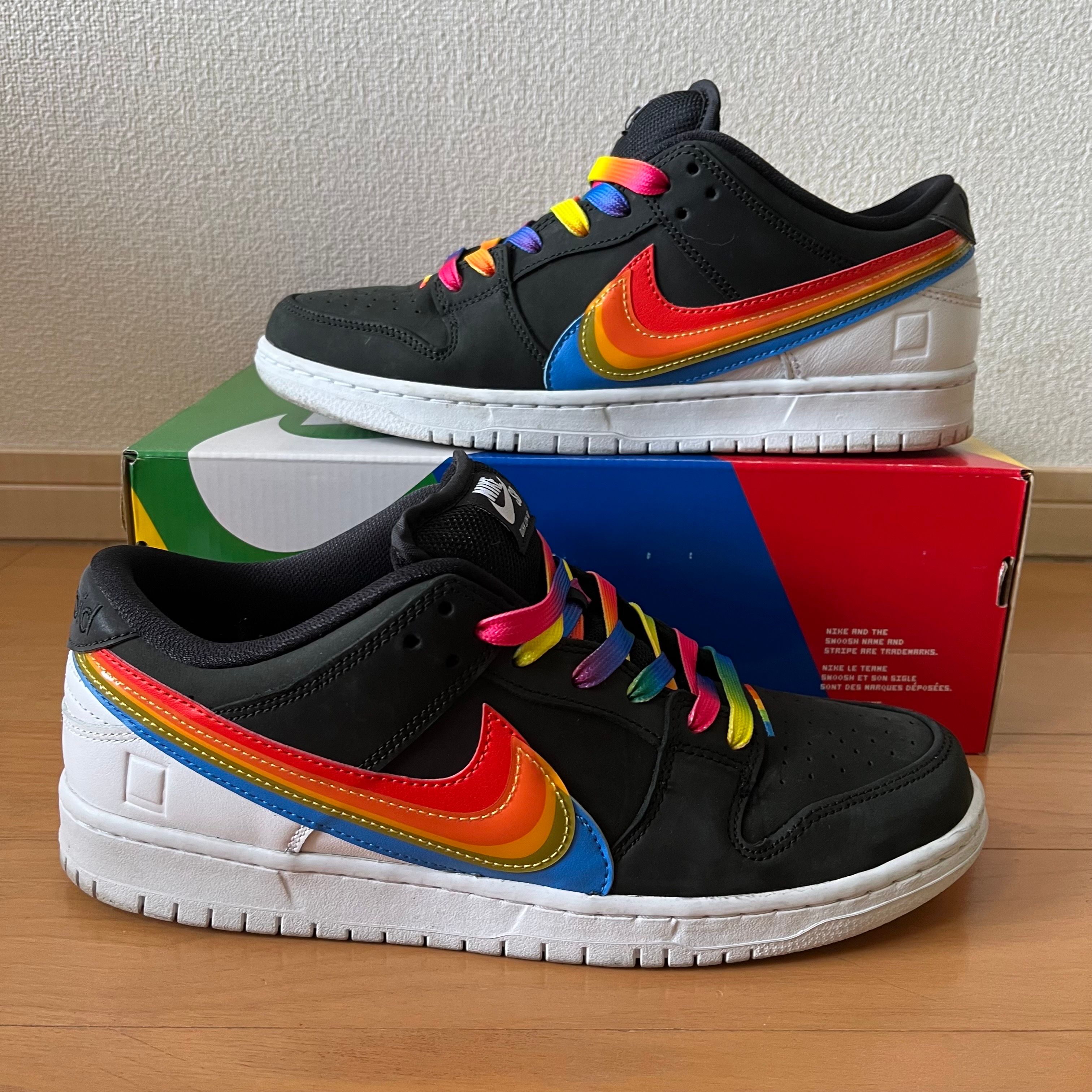 Polaroid × Nike SB Dunk Low Pro QS "Black/White"