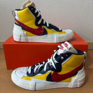 sacai × Nike Blazer Mid "Varsity Maize/Varsity Red"