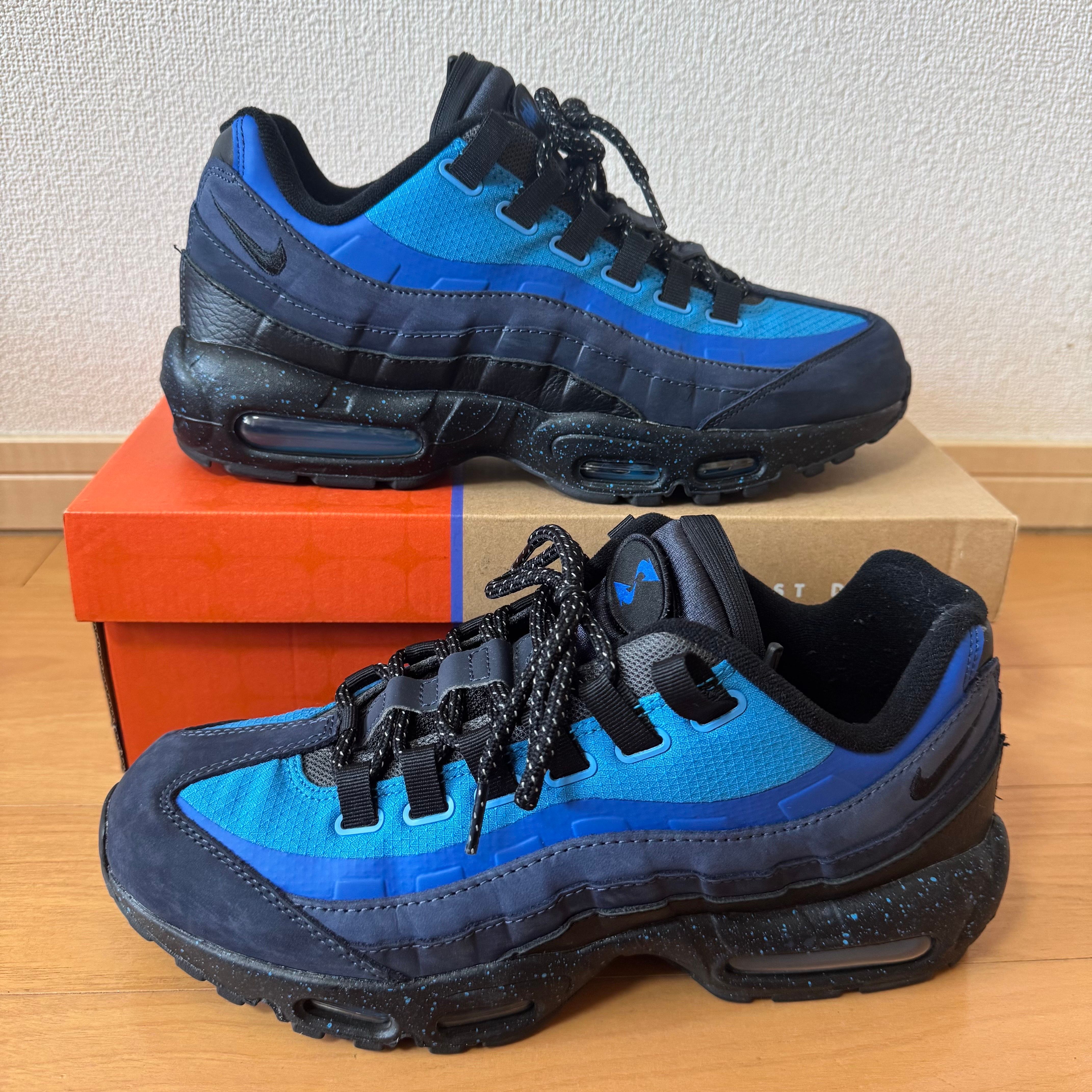 Stash × Nike Air Max 95 "Black and Harbor Blue" (2024)