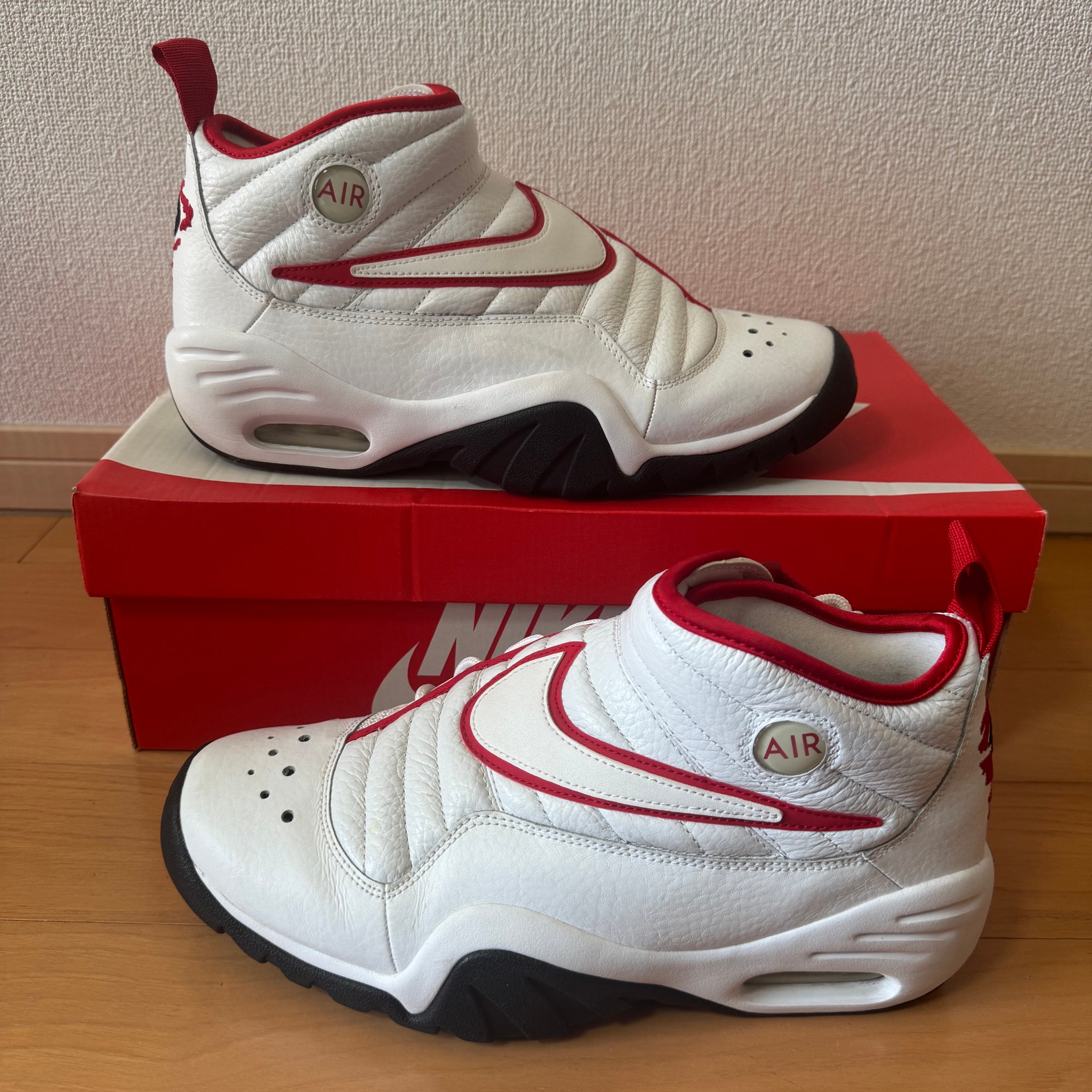 Nike Air Shake Ndestrukt "White/White Black Red"