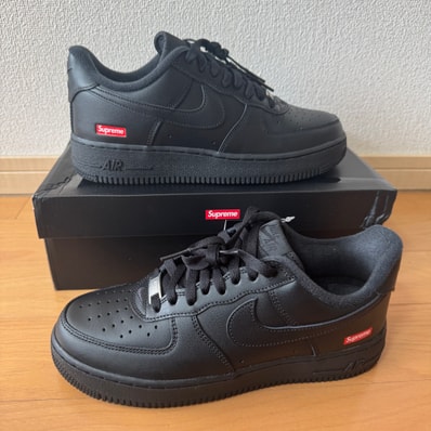 Supreme × Nike Air Force 1 Low "Black"