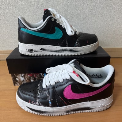 PEACEMINUSONE × Nike Air Force 1 Low '07 Para-Noise 3.0 "Black and Multi-Color" / G-DRAGON
