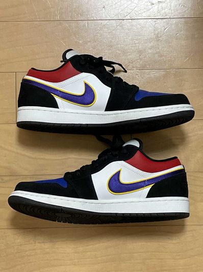 NIKE AIR JORDAN 1 LOW "LAKERS TOP 3"