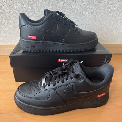Supreme × Nike Air Force 1 Low "Black"