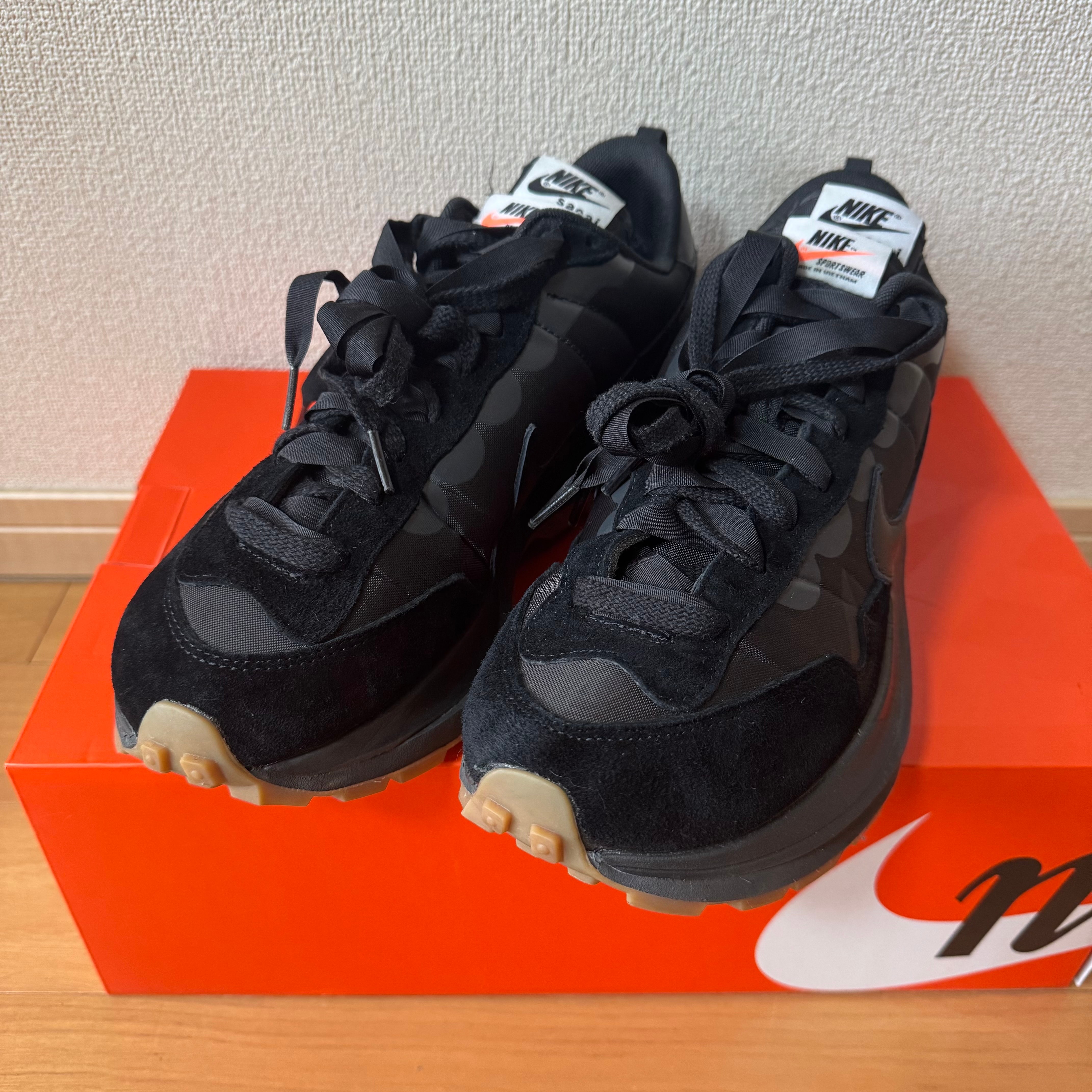 sacai × Nike Vapor Waffle "Black Gum"