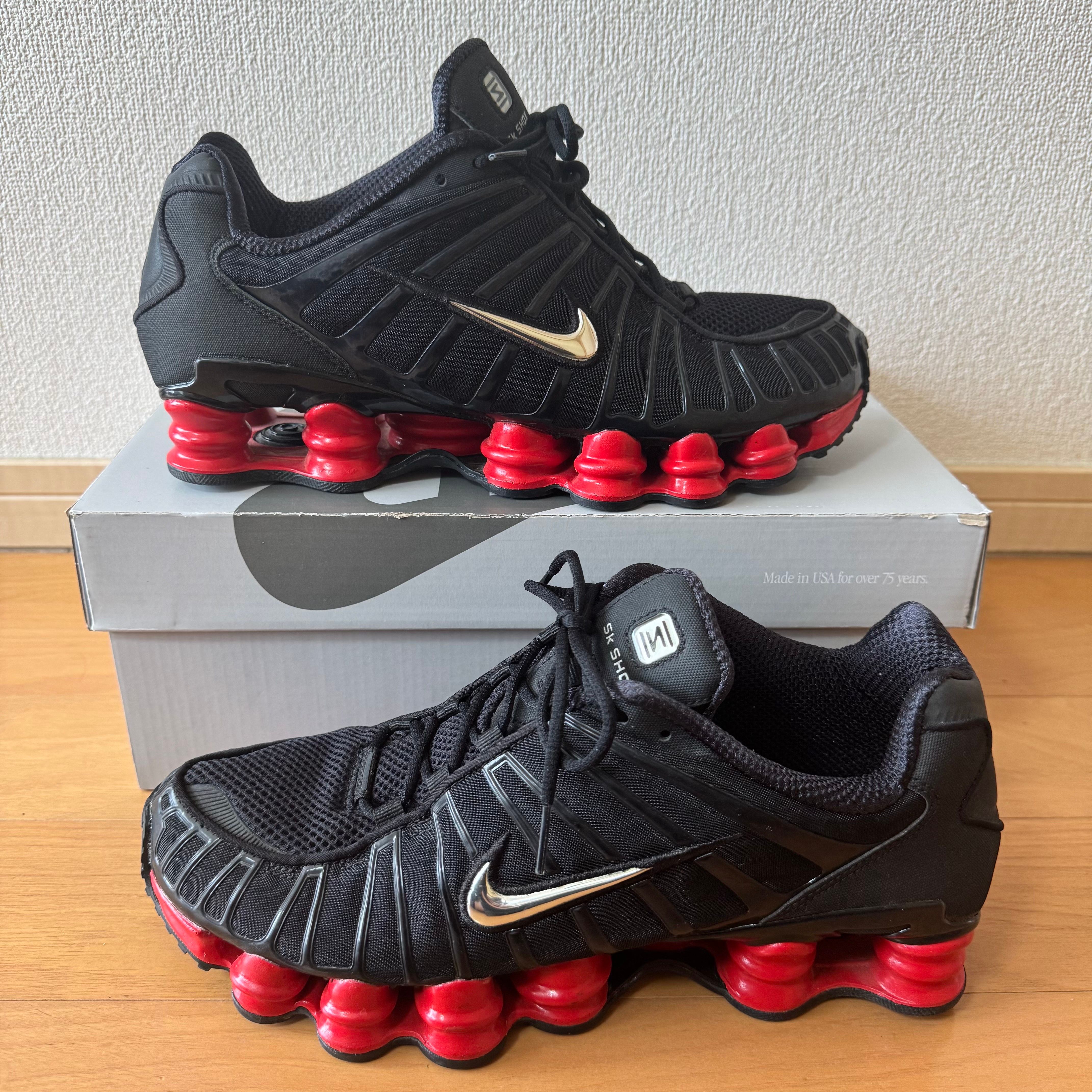 SKEPTA × NIKE SHOXTL BLACK/UNIVERCITYRED