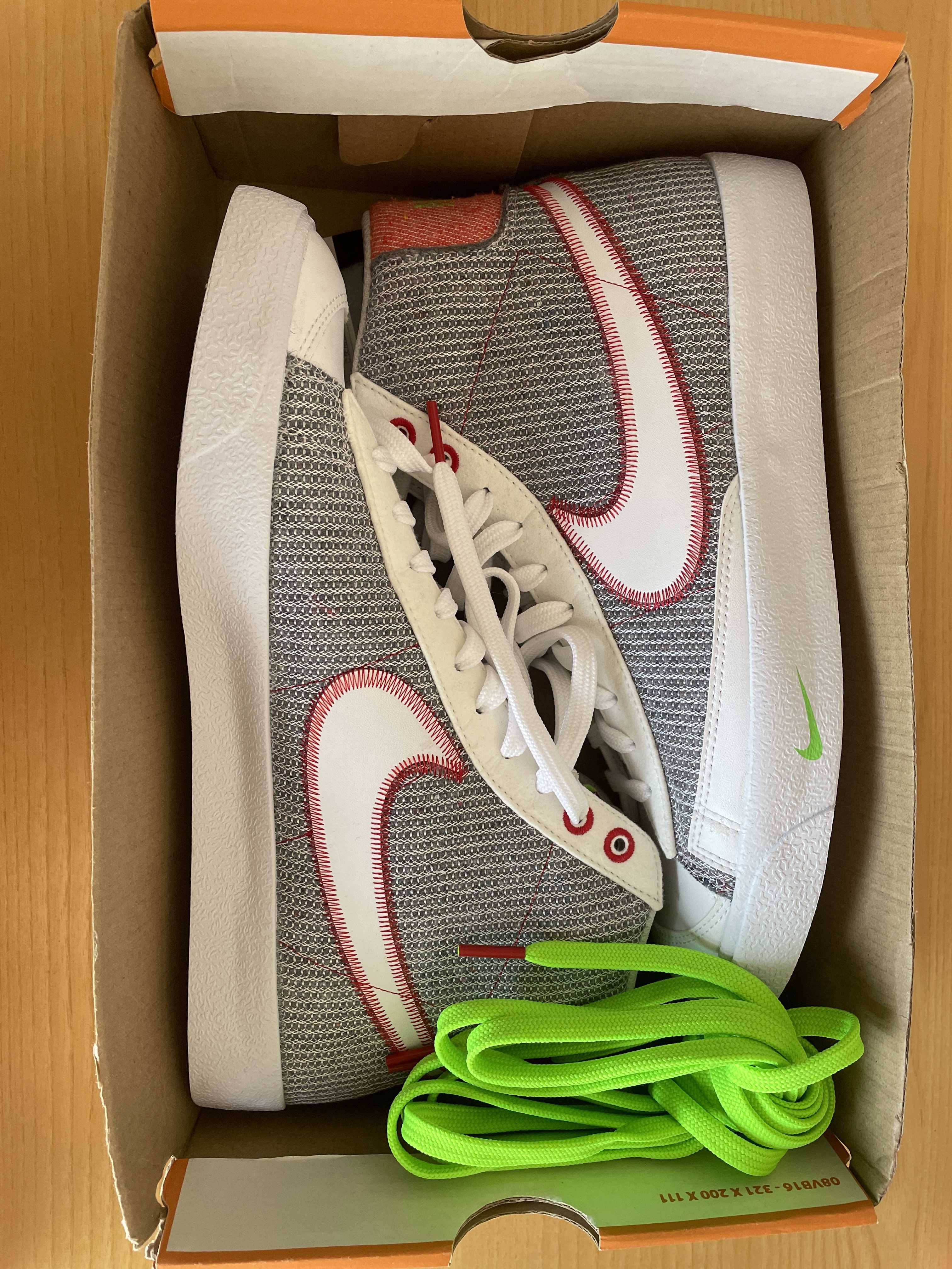 NIKE BLAZER MID '77 "GREY/RED/GREEN/WHITE"