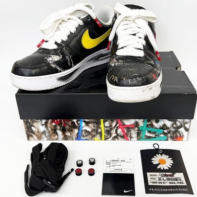 PEACEMINUSONE × Nike Air Force 1 Low '07 Para-Noise 3.0 "Black and Multi-Color" / G-DRAGON