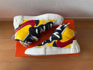 sacai × Nike Blazer Mid "Varsity Maize/Varsity Red"