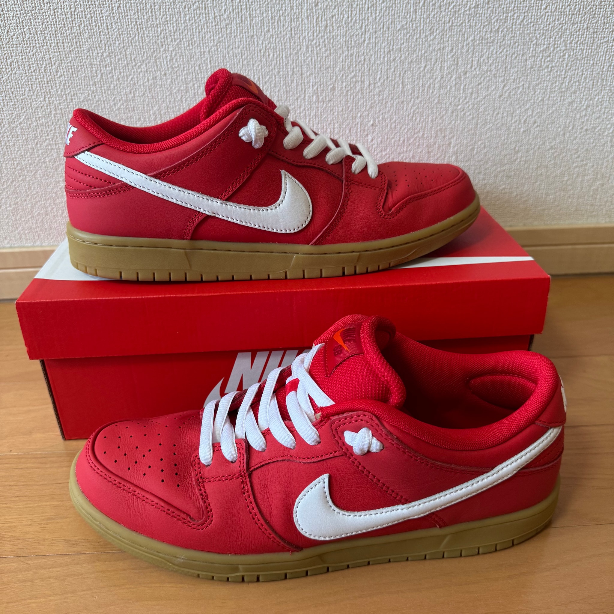 Nike SB Dunk Low Pro ISO Orange Label "University Red Gum"