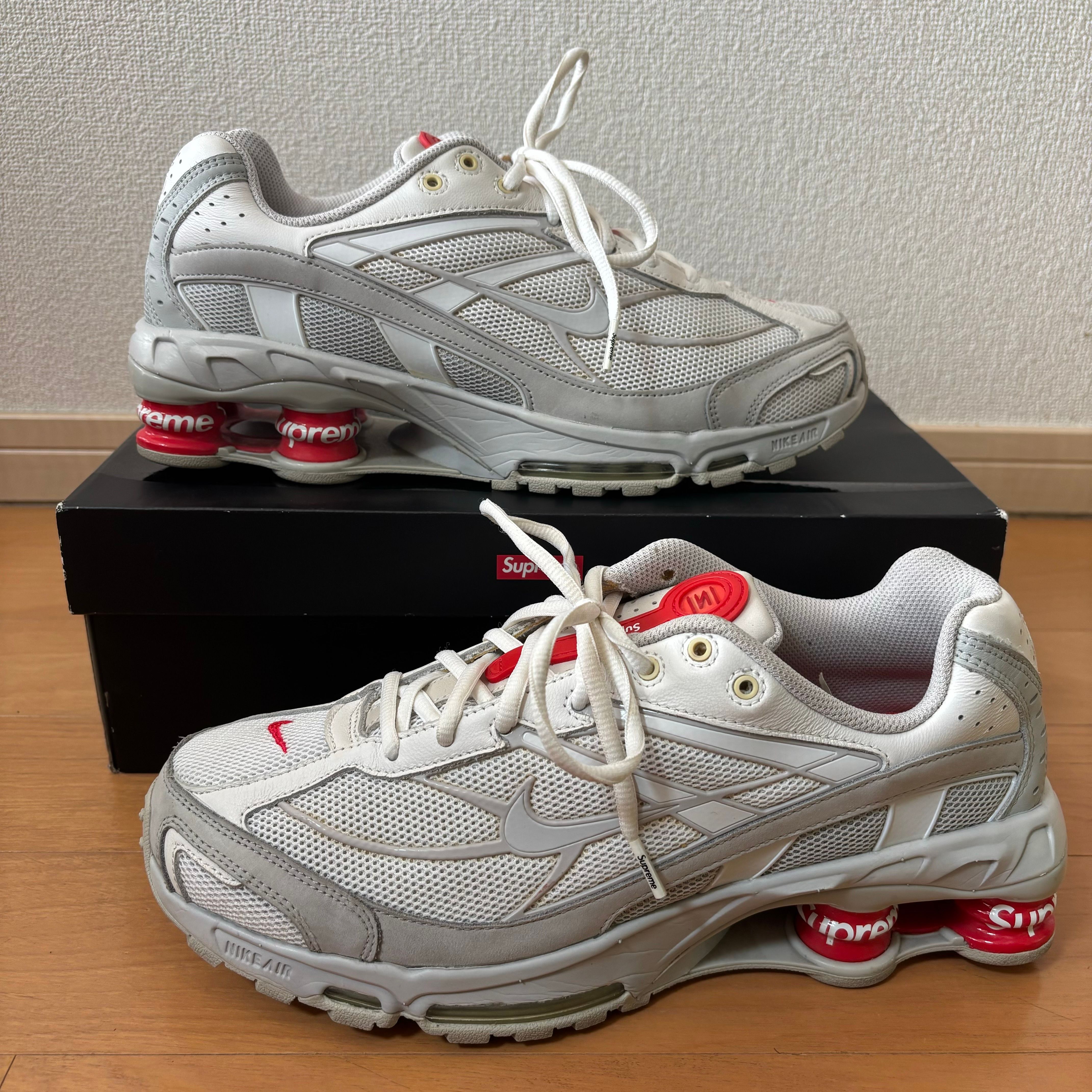 Supreme × Nike Shox Ride 2 "White/Grey Fog/Flat Platinum"