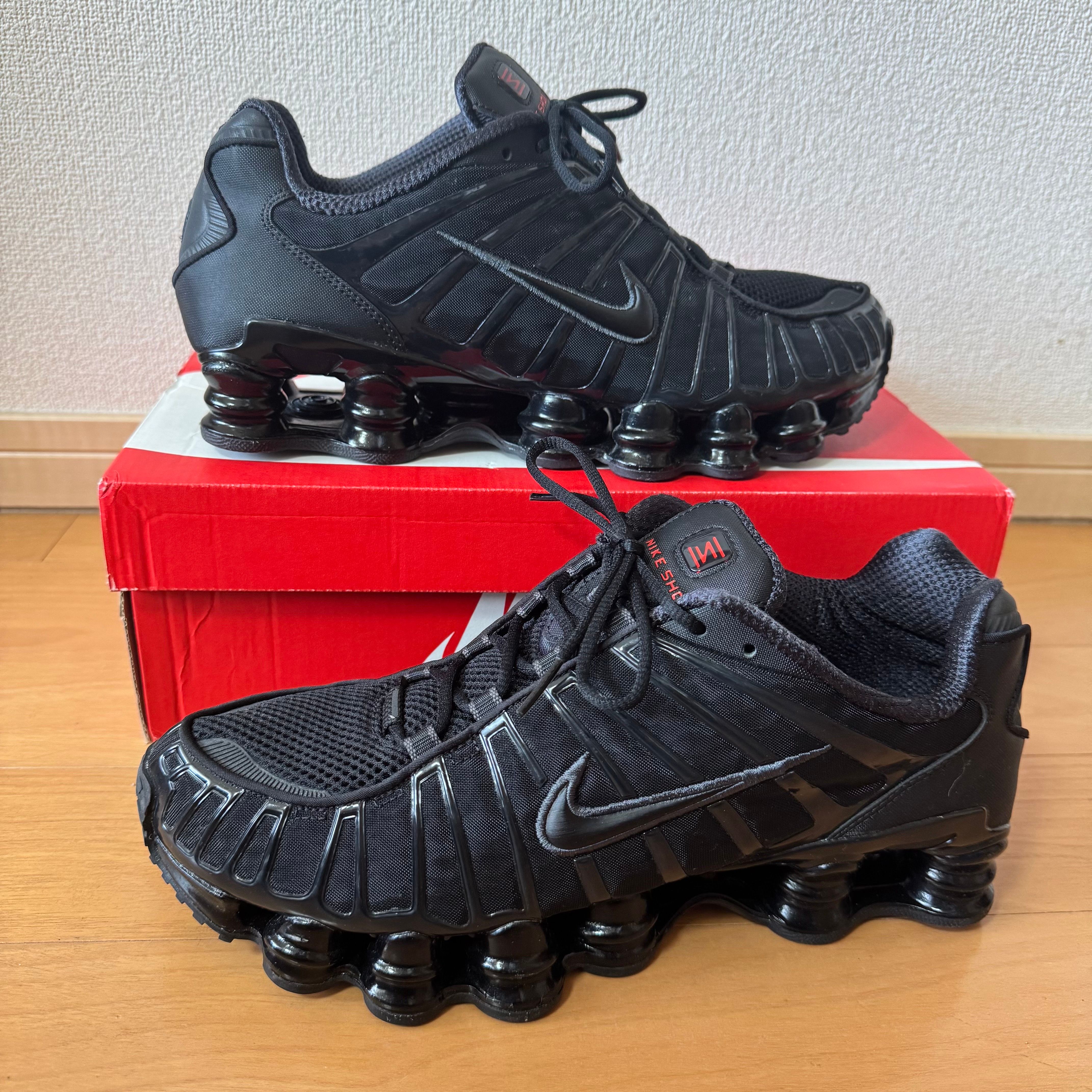 Nike Shox TL "Black/Metallic Hematite/Max Orange/Black"