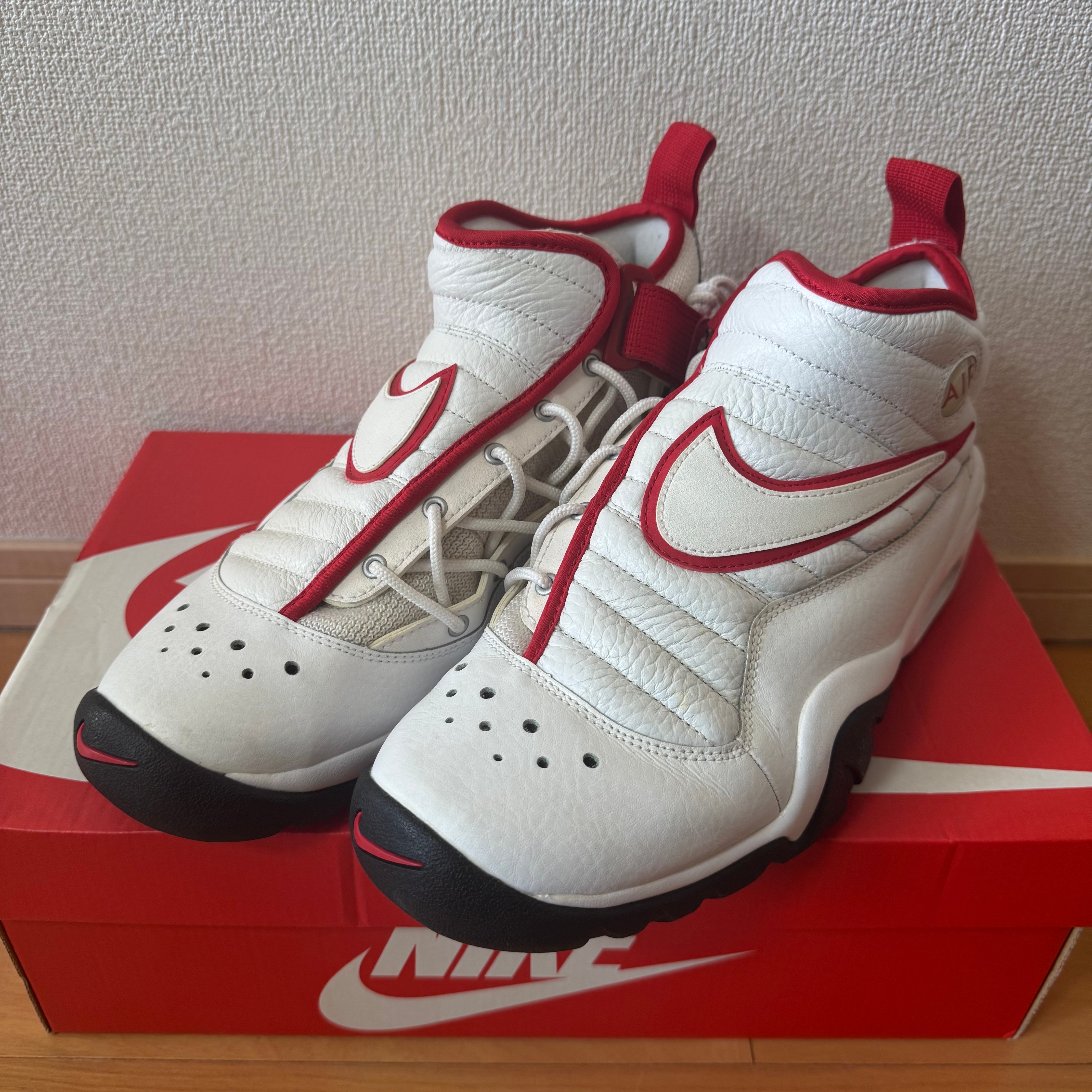 Nike Air Shake Ndestrukt "White/White Black Red"