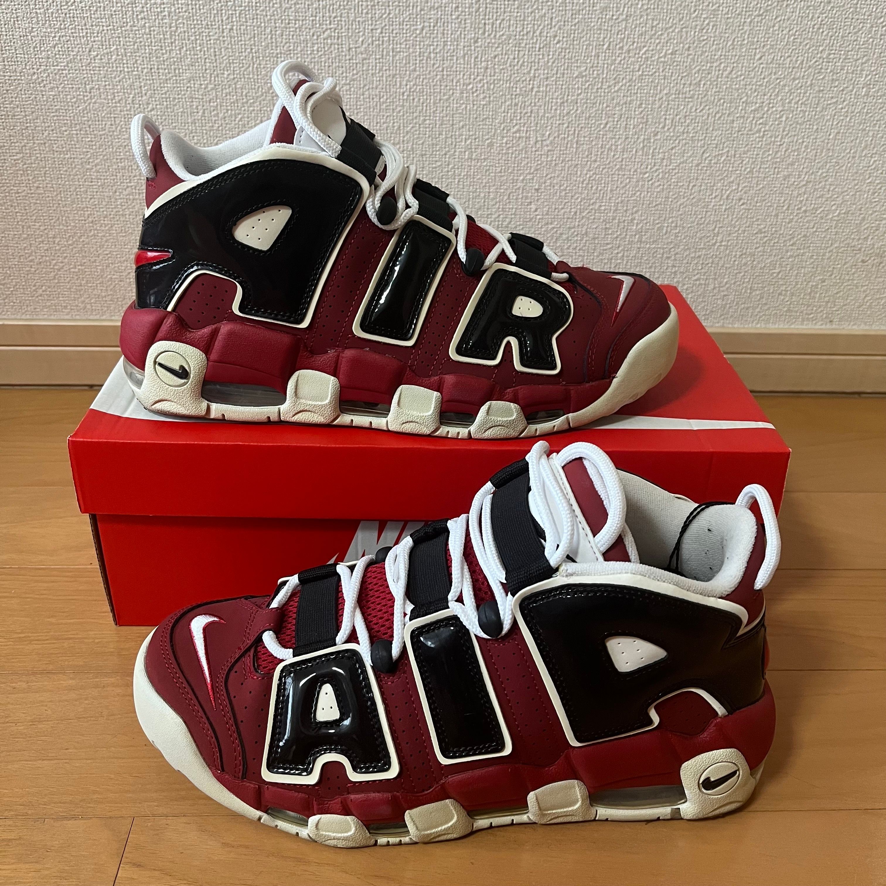 Nike Air More Uptempo ’96 "Black and Varsity Red" (2021)
