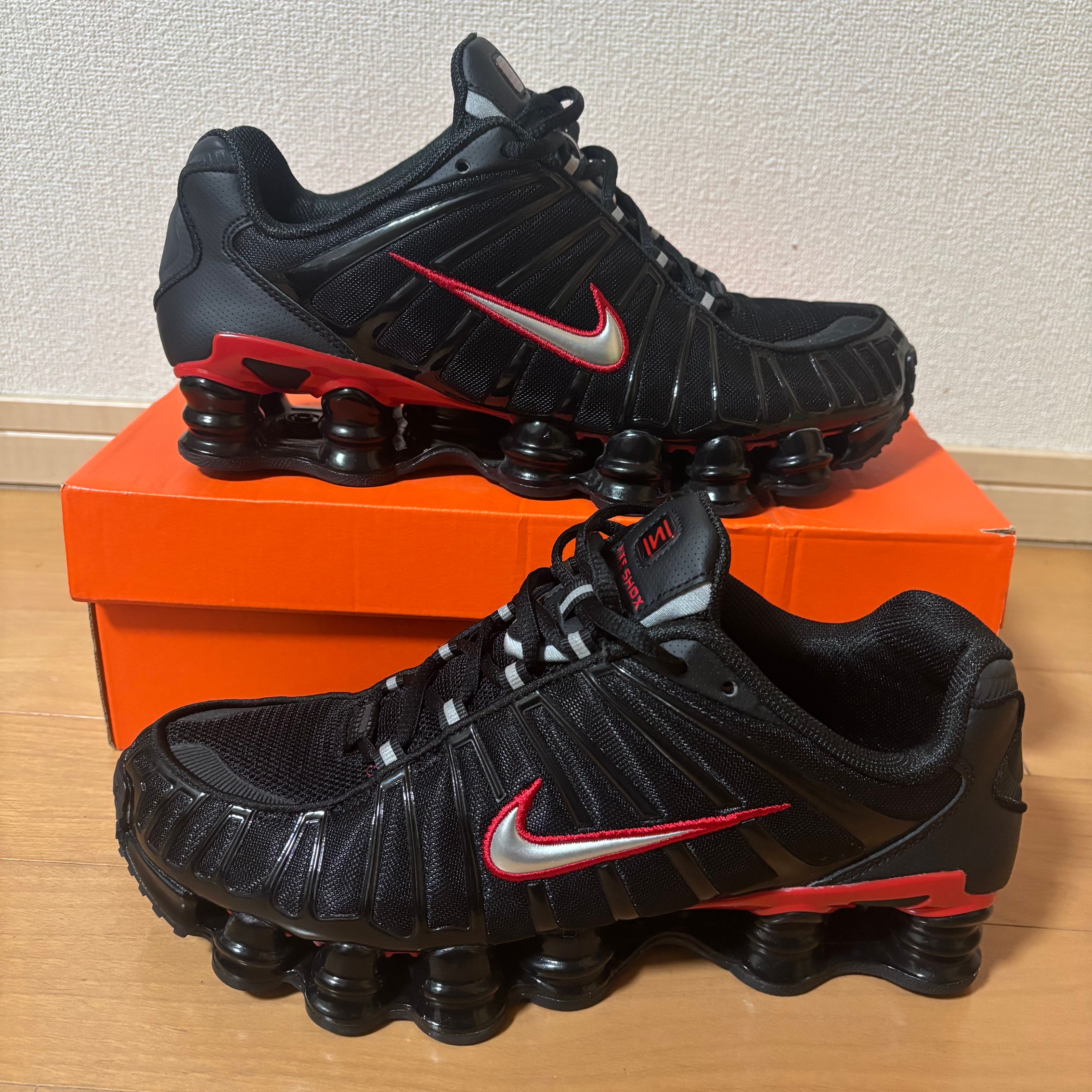 Nike Shox TL "Black/University Red/Metallic Silver"