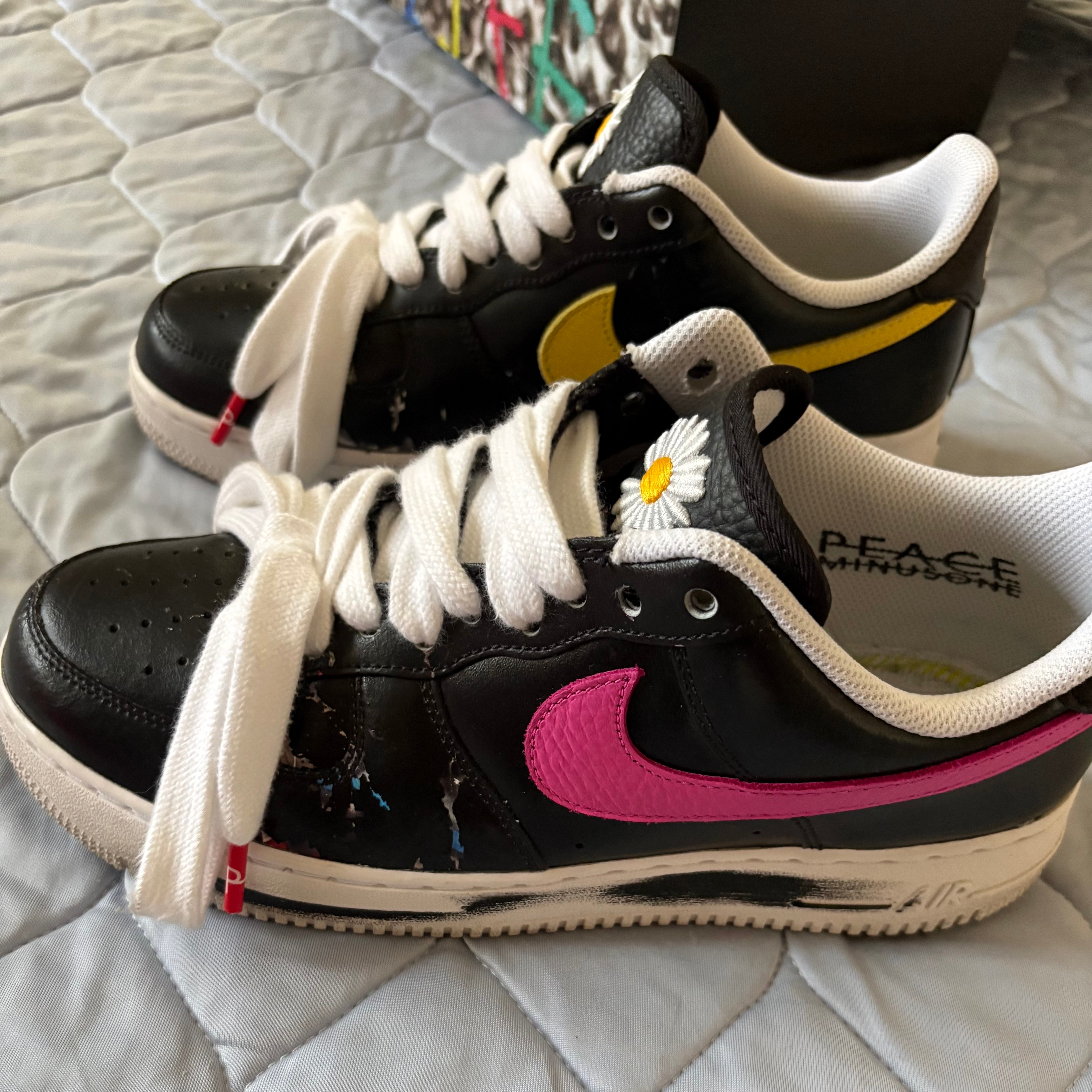 PEACEMINUSONE × Nike Air Force 1 Low '07 Para-Noise 3.0 "Black and Multi-Color" / G-DRAGON