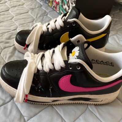 PEACEMINUSONE × Nike Air Force 1 Low '07 Para-Noise 3.0 "Black and Multi-Color" / G-DRAGON