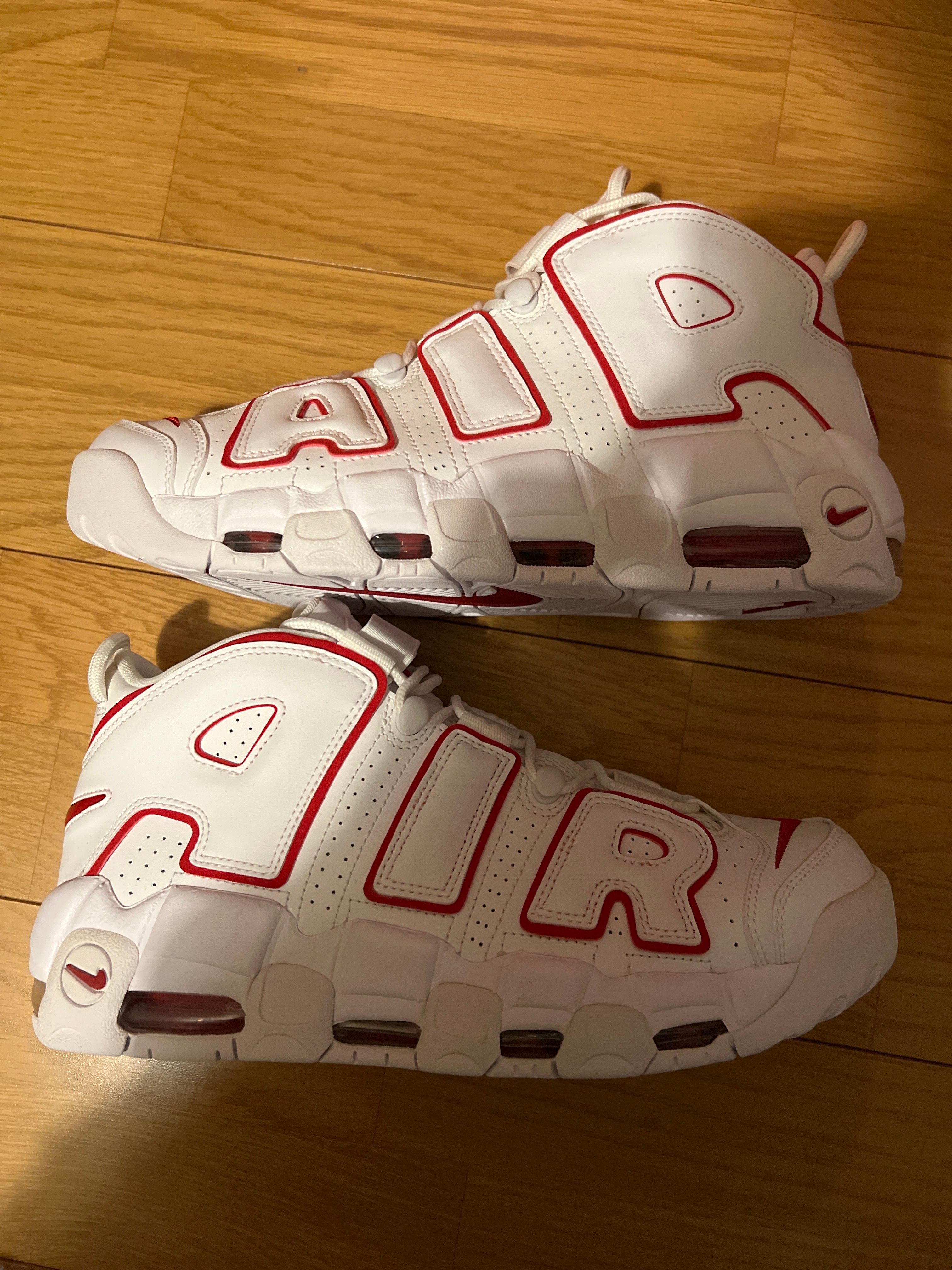 NIKE AIR MORE UPTEMPO "WHITE/VARSITY RED" (2018)