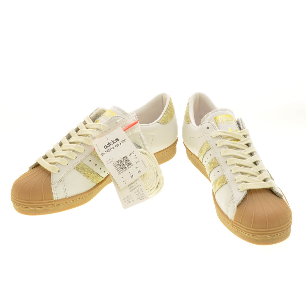 Metropolitan × adidas Superstar 80 Snakeskin "White/Green/Gold"