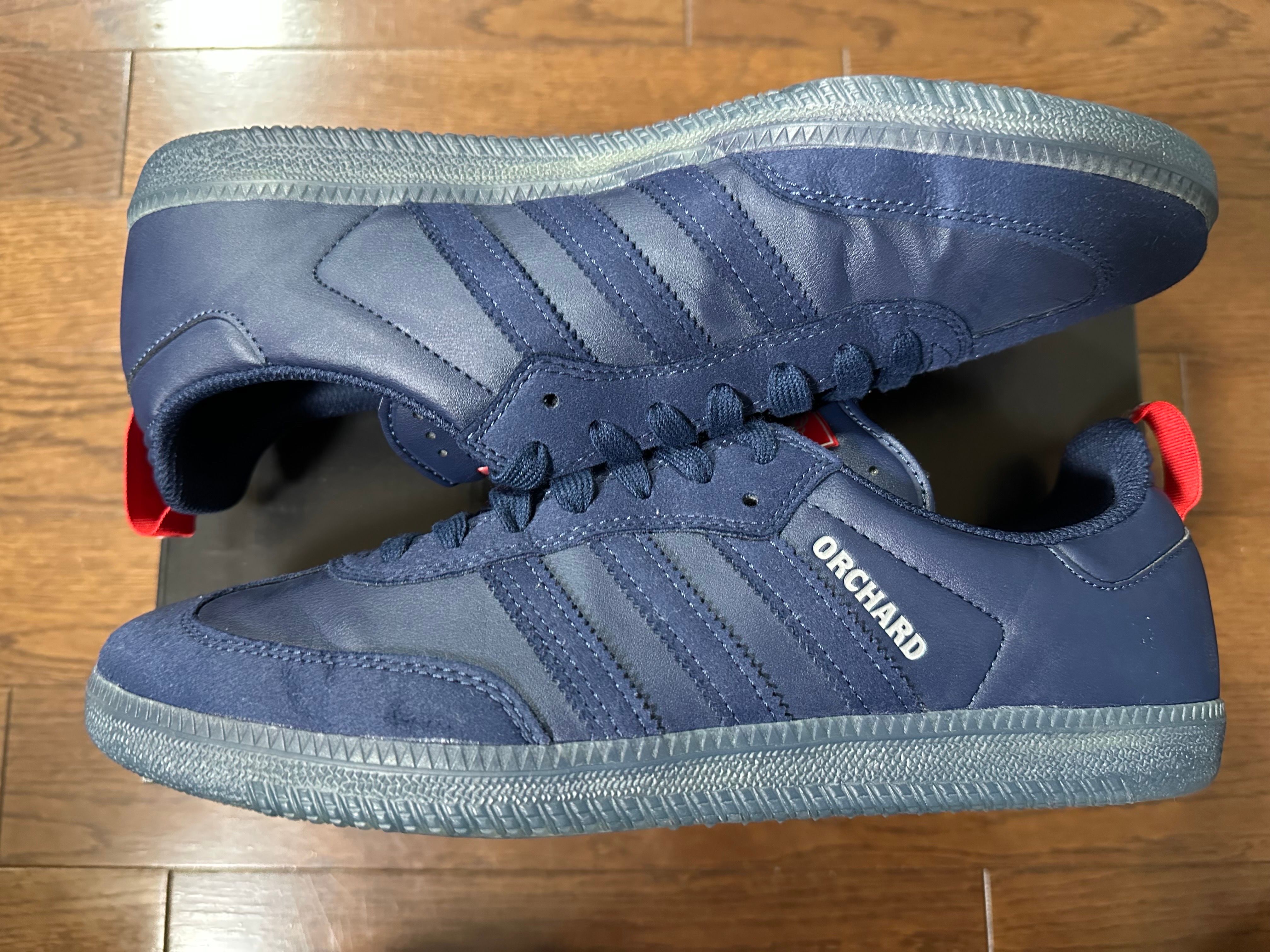 Orchard × New England Revolution × adidas Samba ADV "Night Indigo/Silver Metallic"