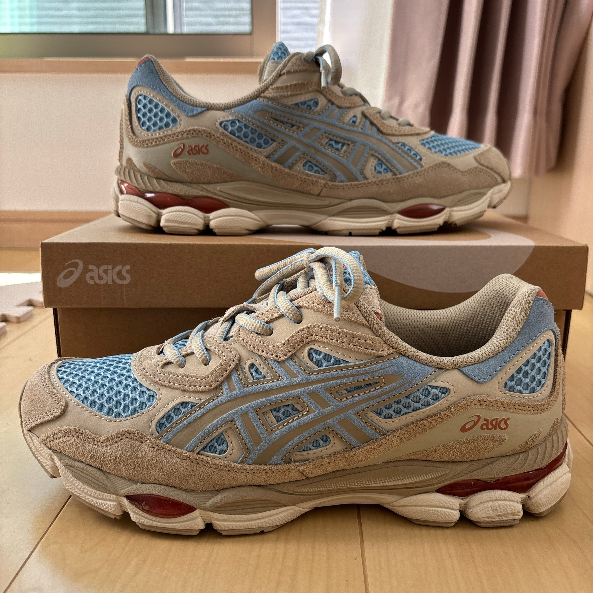 Asics Gel-NYC "Harbor Blue/Wood Crepe"