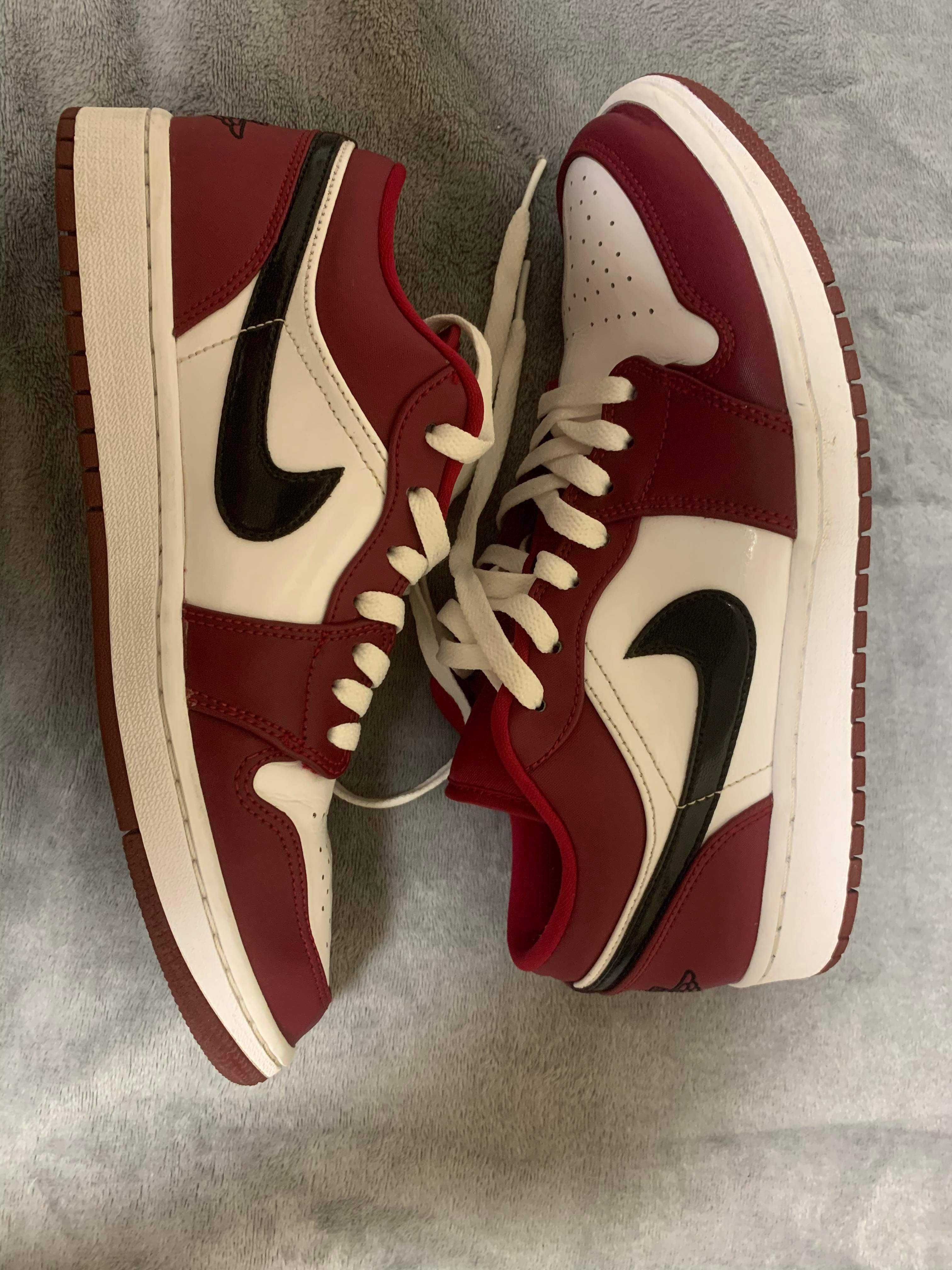 NIKE AIR JORDAN 1 LOW "NOBLE RED"
