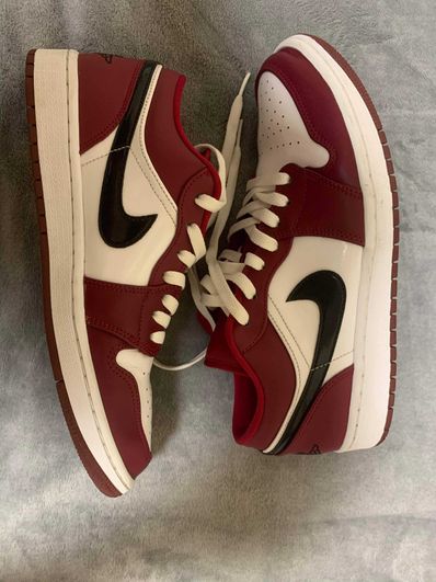 NIKE AIR JORDAN 1 LOW "NOBLE RED"