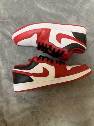 Nike Air Jordan 1 Low "White/Gym Red/Black"