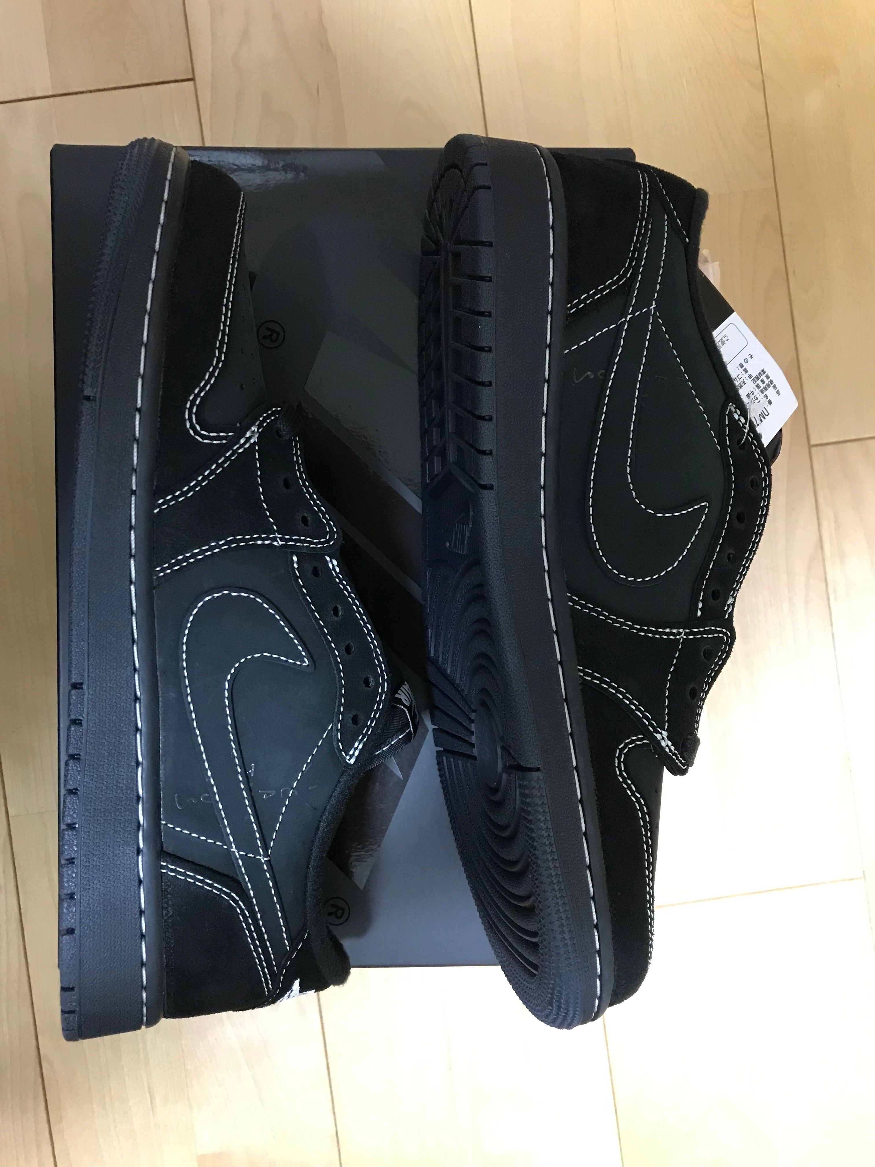 Travis Scott × Nike Air Jordan 1 Low OG SP "Black Phantom"