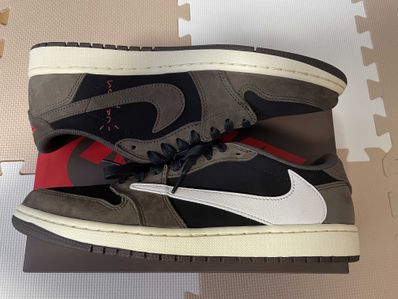 Travis Scott × Nike Air Jordan 1 Low OG SP-T "Black/Dark Mocha"