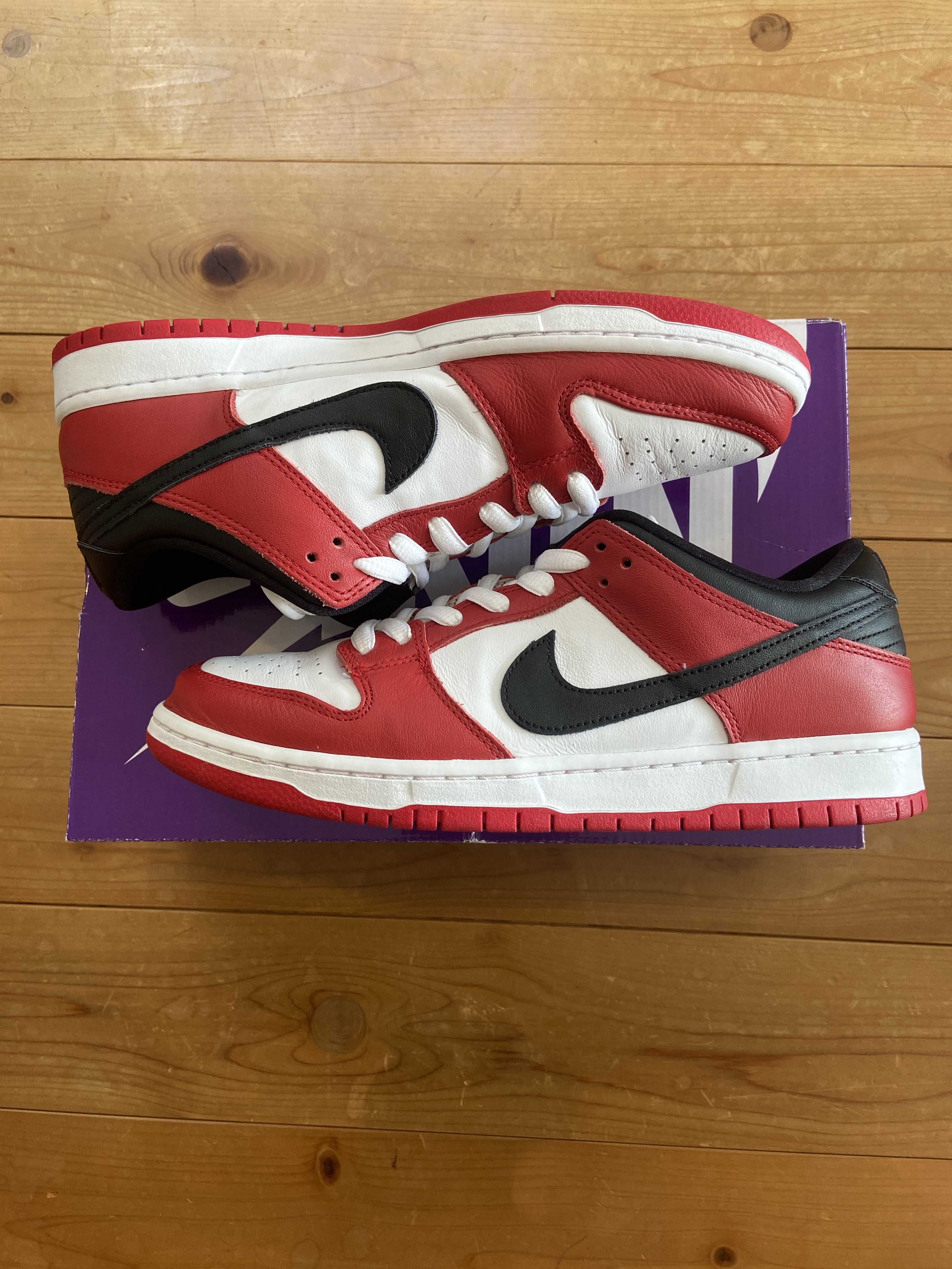 Nike SB Dunk Low Pro "J-Pack Chicago/Varsity Red and White"