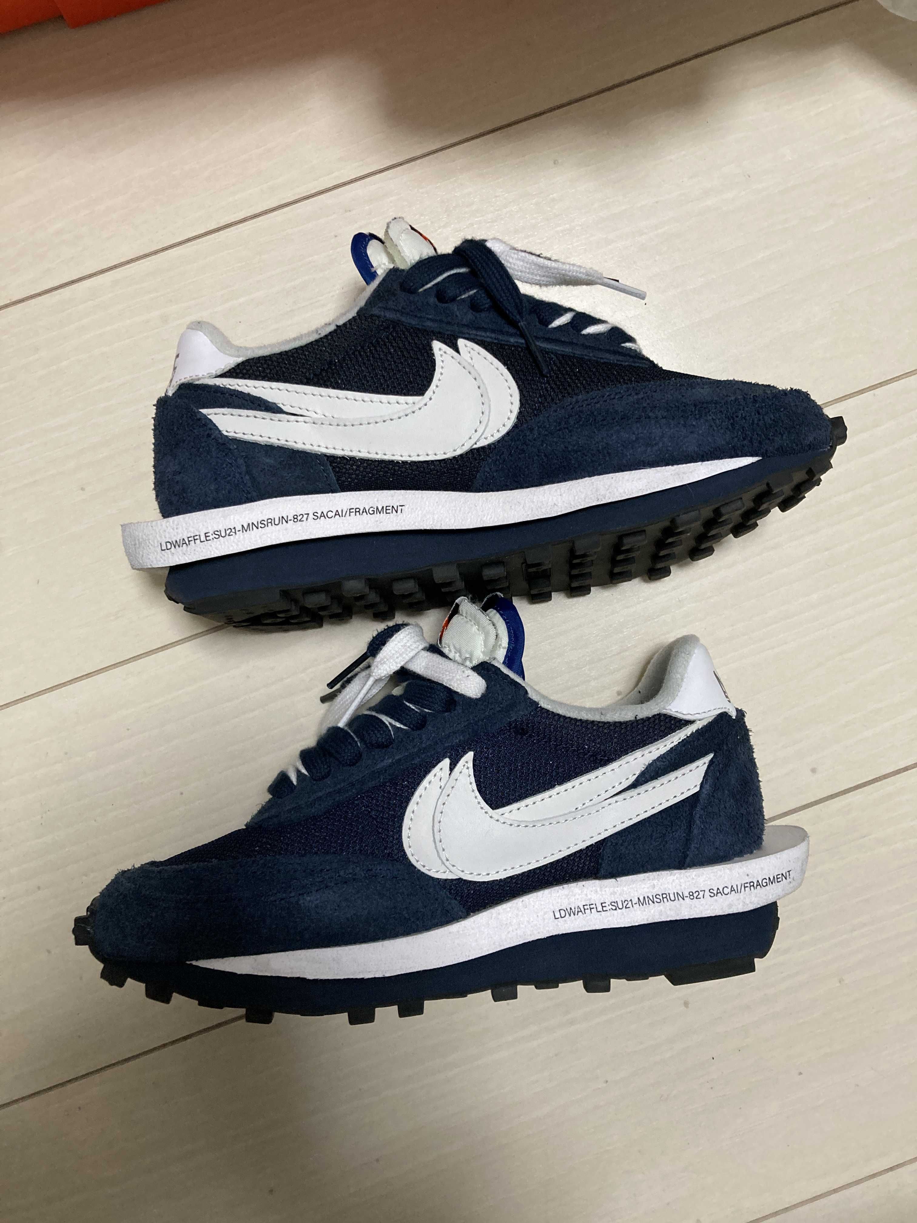 Fragment × sacai × Nike LD Waffle "Blackended Blue"