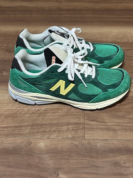 最終値引き 新品ニューバランス990V3 グリーン/イエロー 28cm