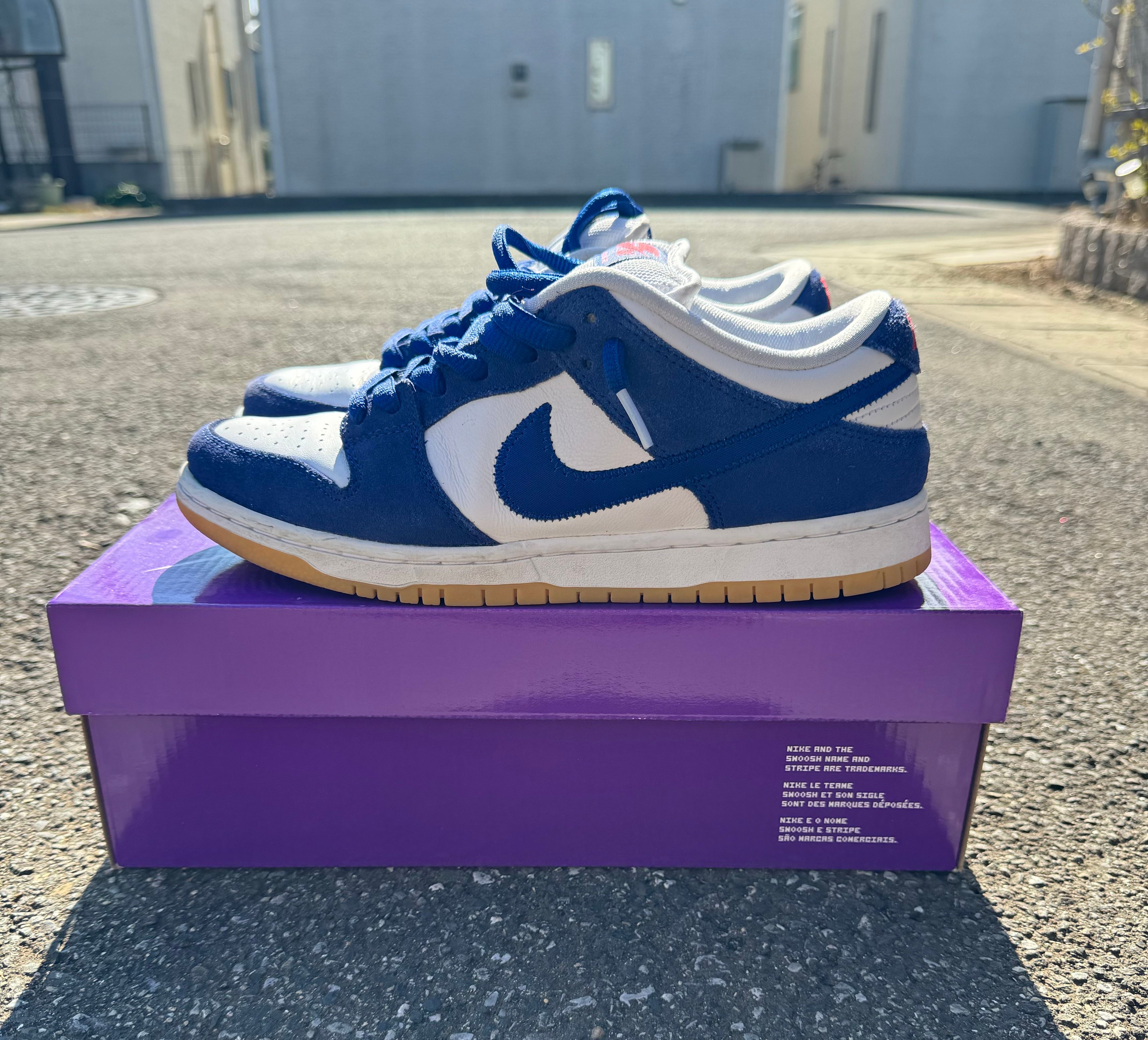 Nike SB Dunk Low "Los Angeles Dodgers/Deep Royal Blue"