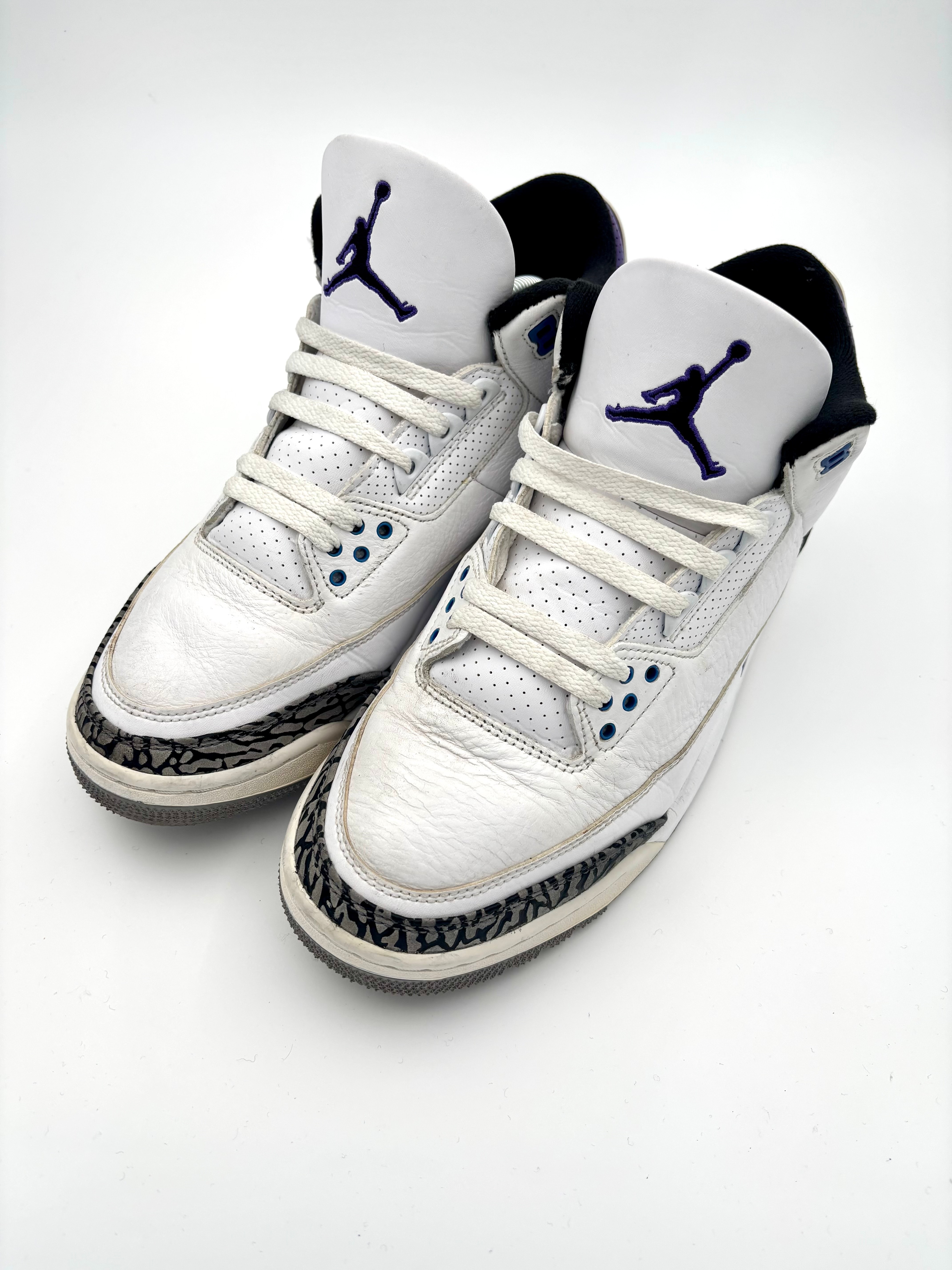 ナイキ エアジョーダン3 レトロ "ダークアイリス"