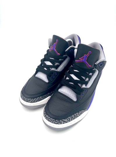 Nike Air Jordan 3 Retro "Black/Court Purple"