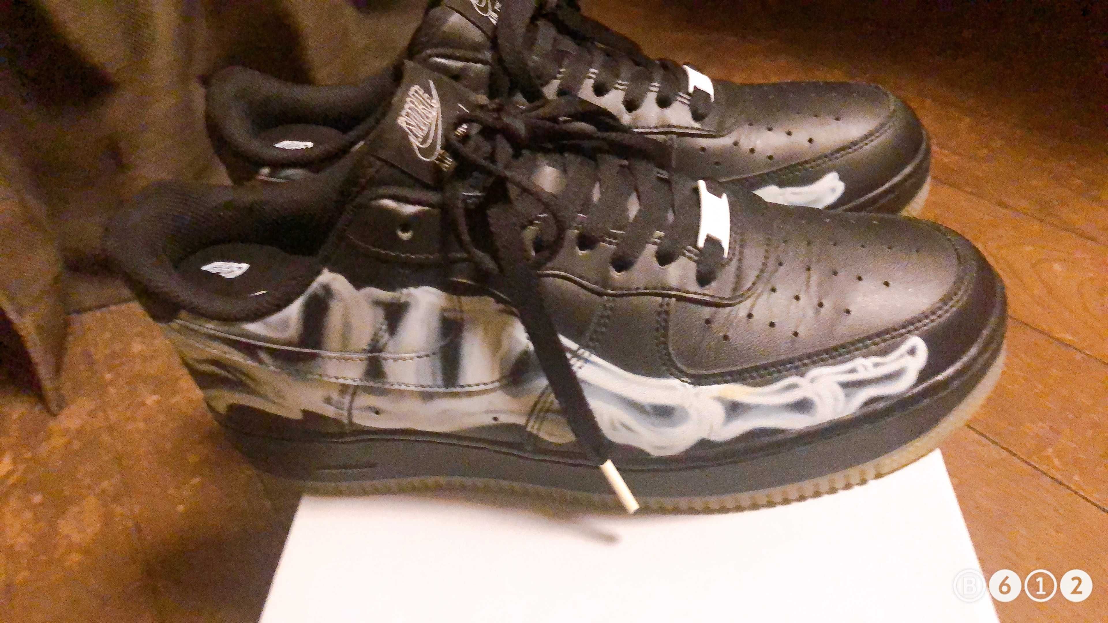Nike Air Force 1 Low "Black Skeleton"