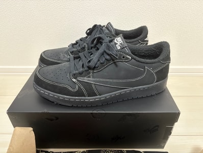 Travis Scott × Nike Air Jordan 1 Low OG SP "Black Phantom"