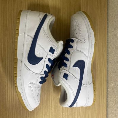 Nike SB Dunk Low "Orange Label White Navy"