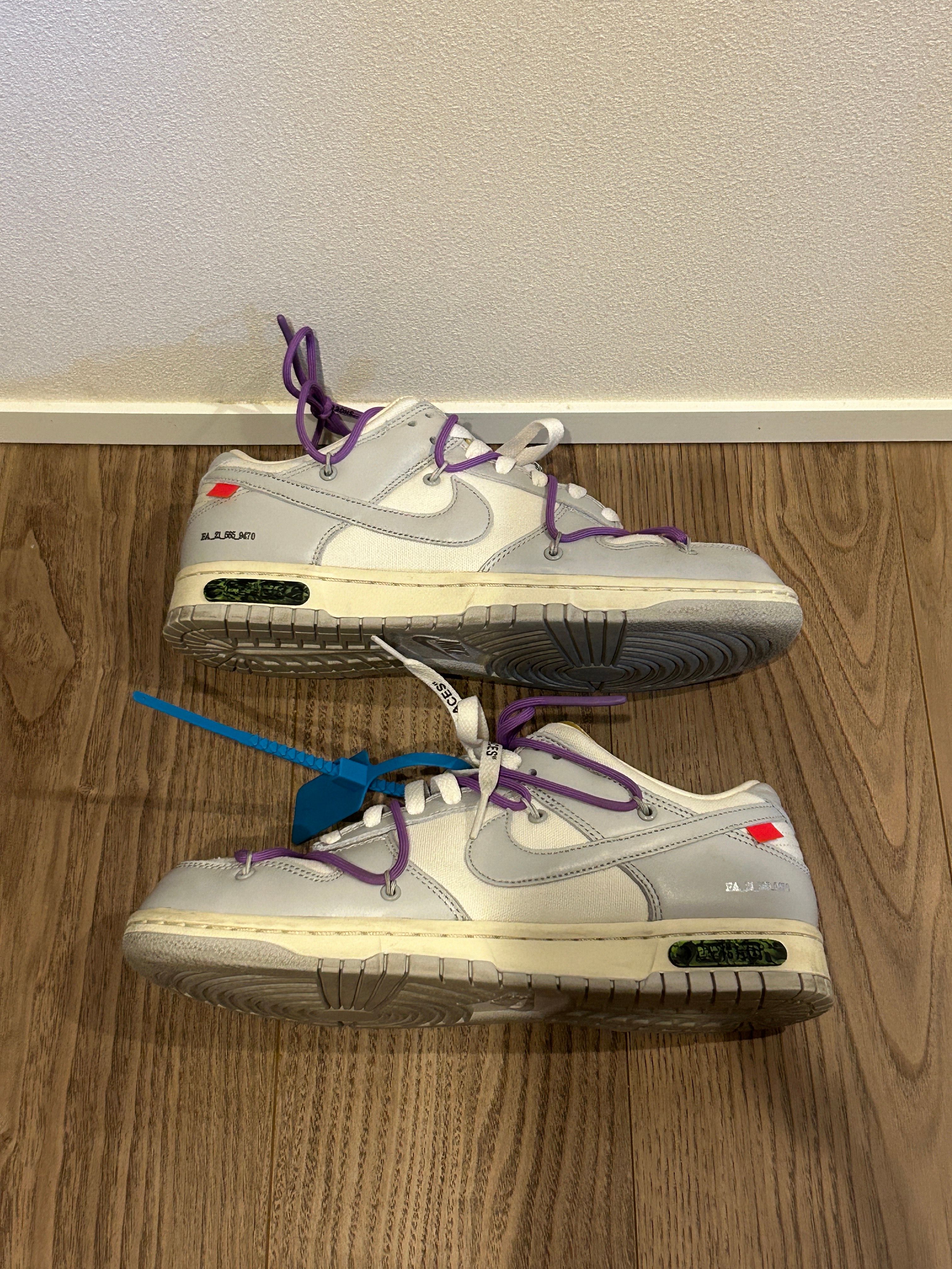 Off-White × Nike Dunk Low "Sail/Neutral Gray"