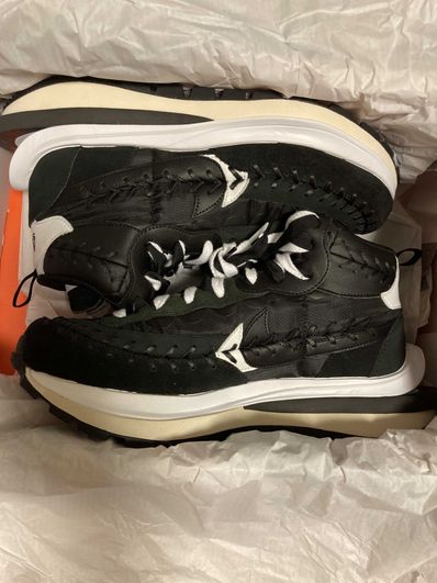 Jean-Paul Gaultier × sacai × Nike Vapor Waffle "Black/Black-White"